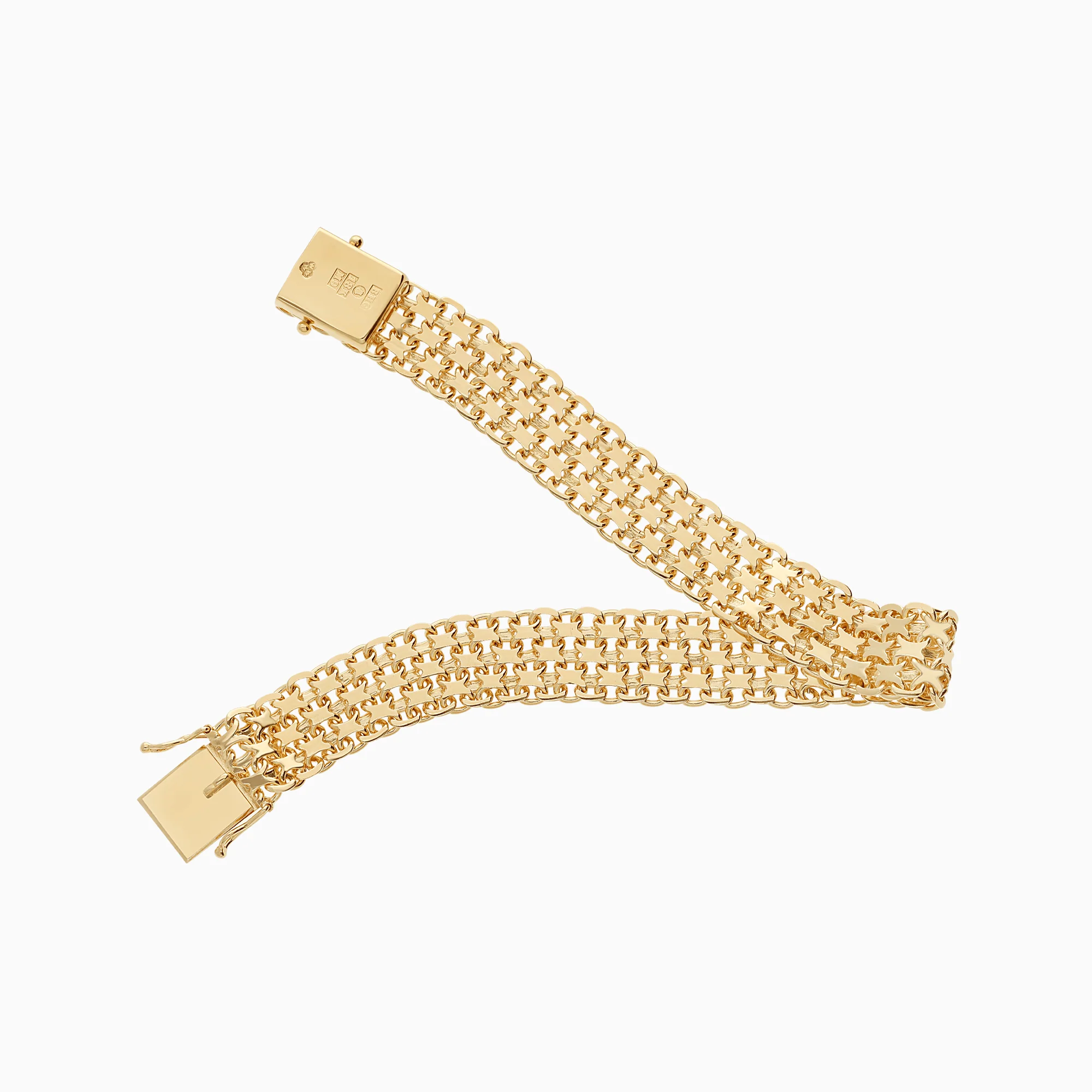 Bracelet x-link 18.90g 18K gold - Image 2