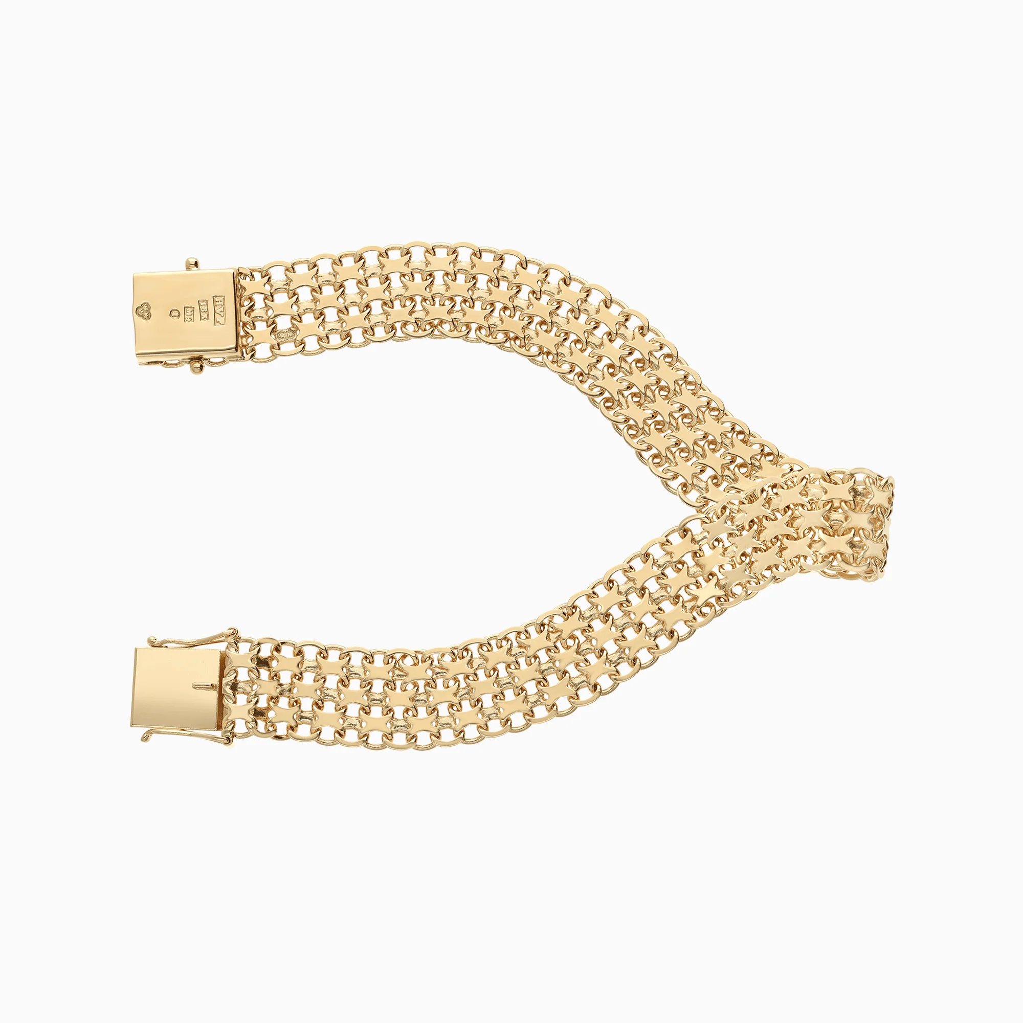X-link bracelet 19.16g 18K gold - Image 2