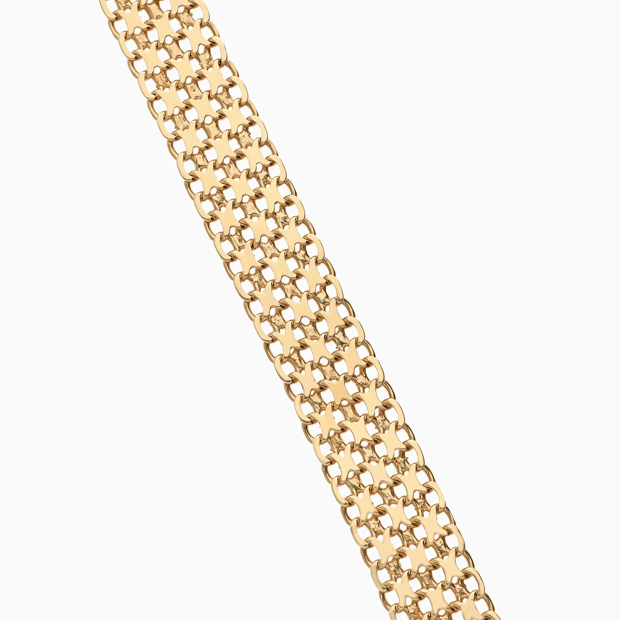 X-link bracelet 24.62g 18K gold