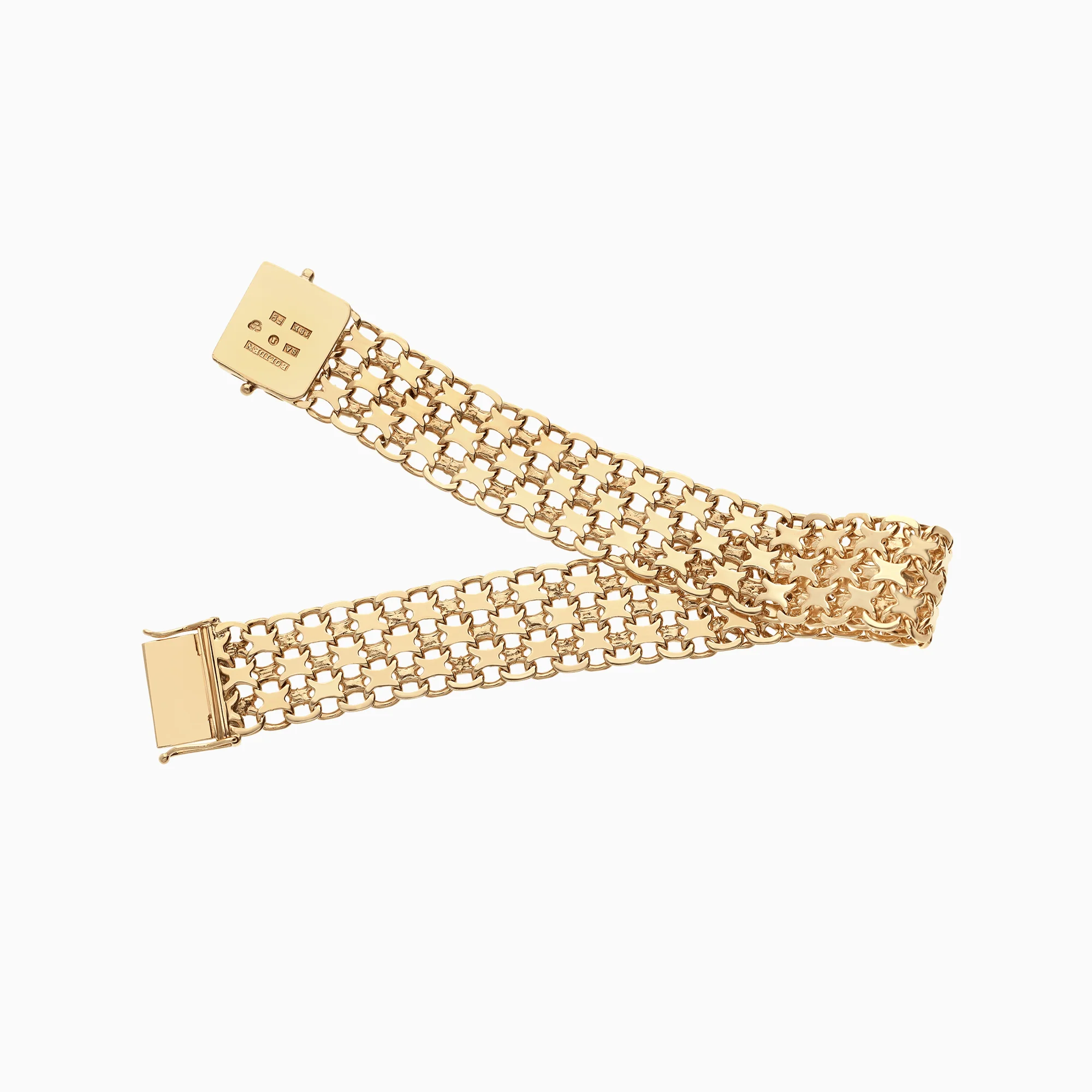 X-link bracelet 24.62g 18K gold - Image 2