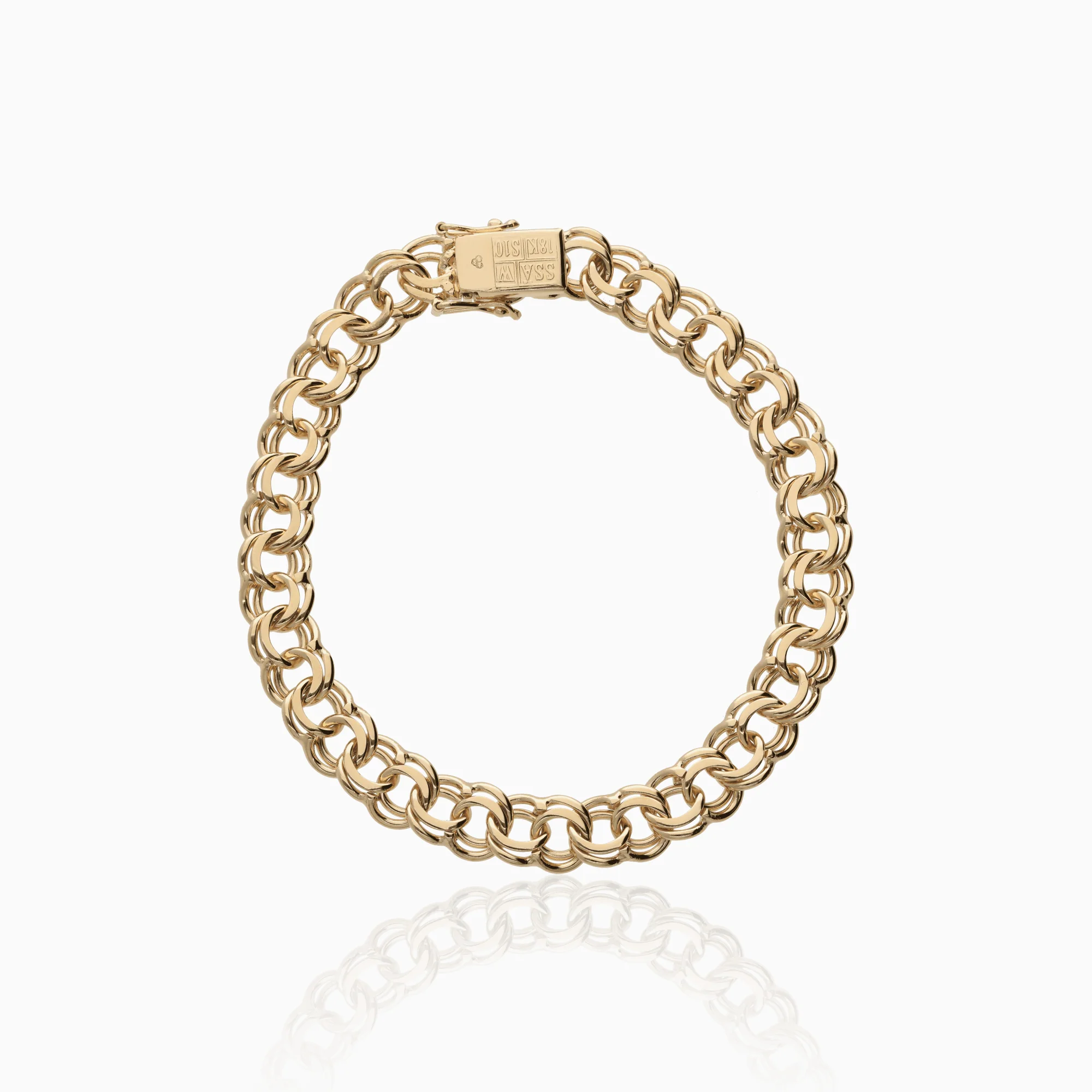 Bismarck bracelet 19.45g 18K gold