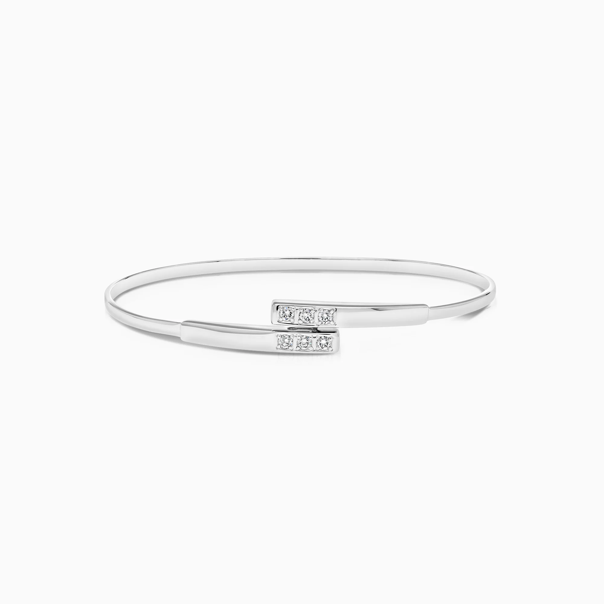 Bangle 0.19ct 18K white gold