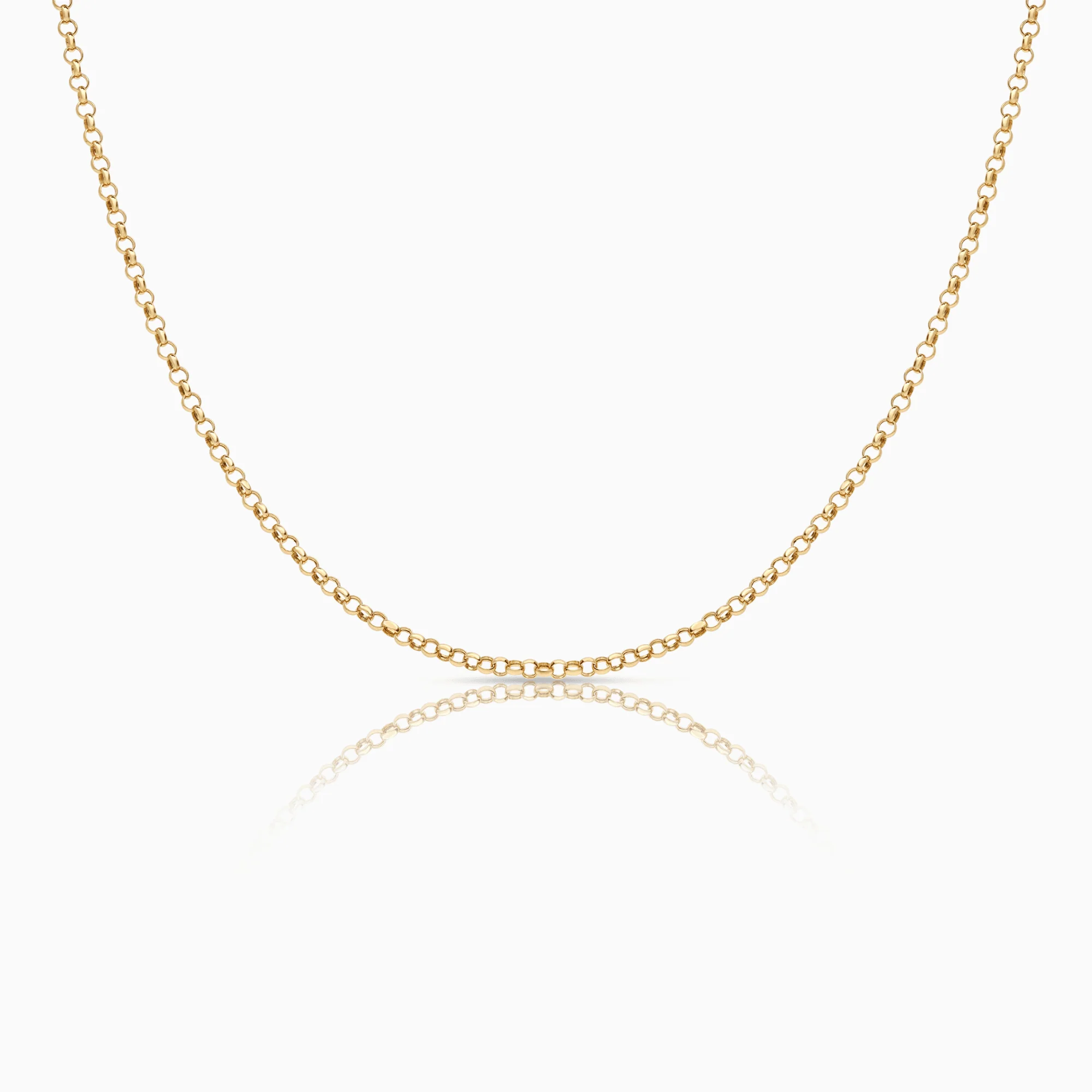 Bean link 40cm 18K gold
