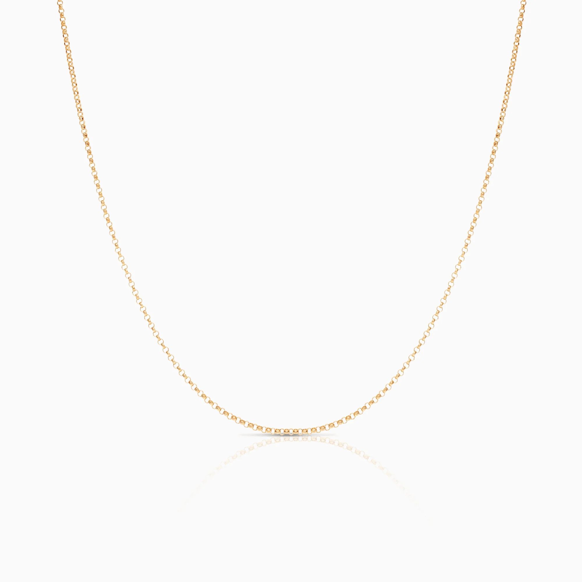 Bean link 40cm 18K gold