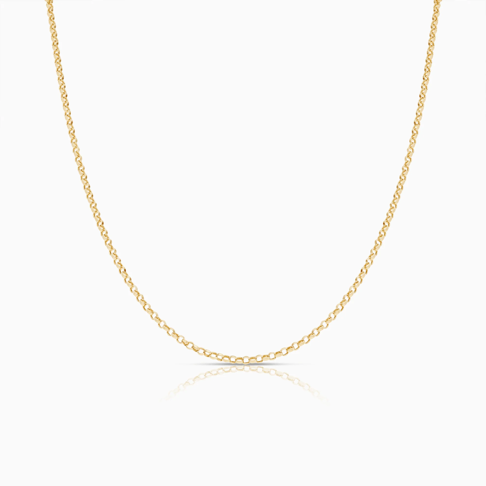Bead chain 46cm 18K gold