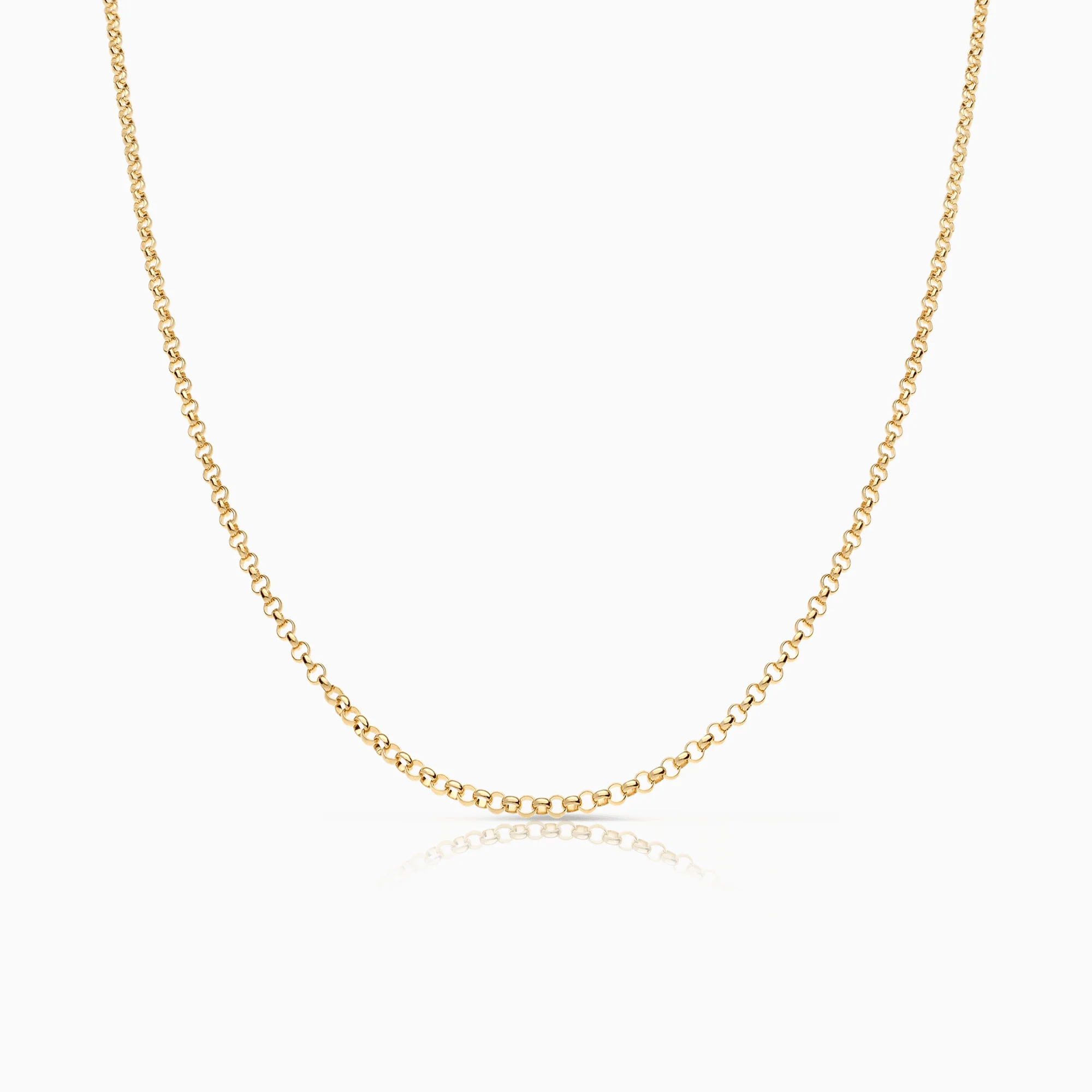 Bead chain 69cm 18K gold