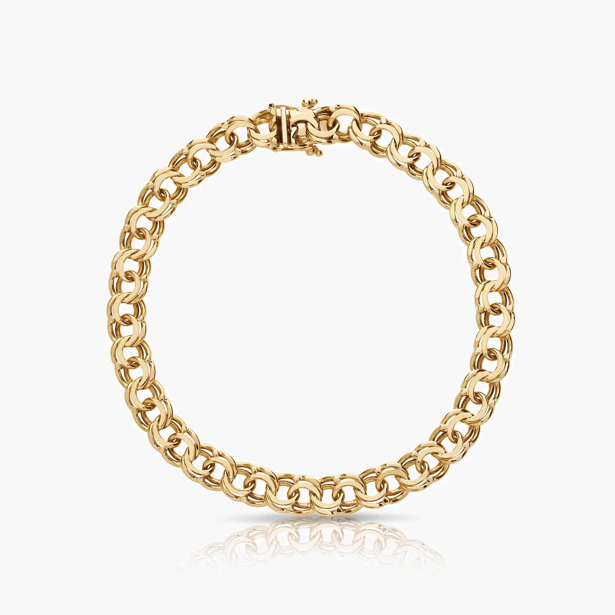 Bismarck bracelet 17.50g 18K gold
