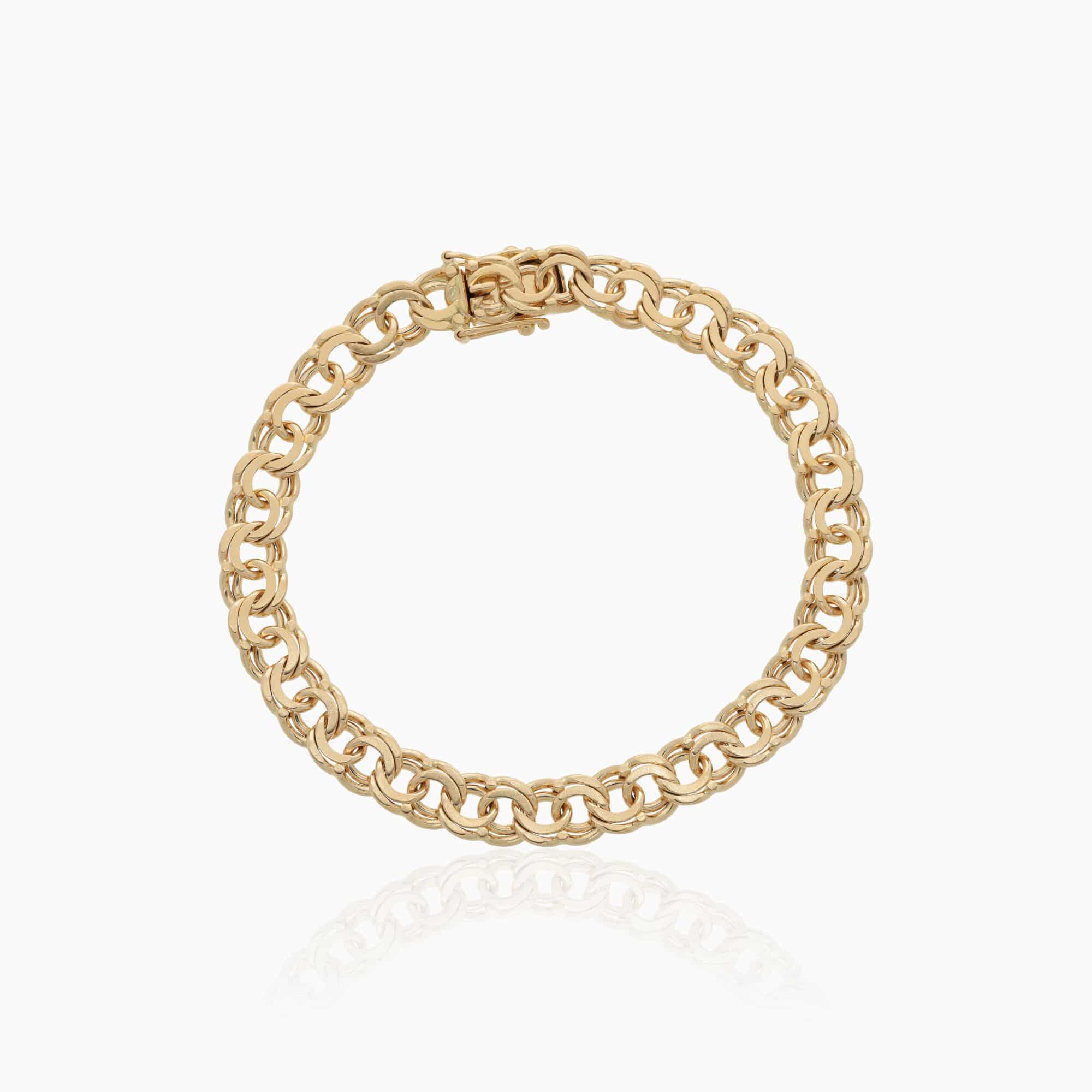 Bismarck bracelet 17.60g 18K gold