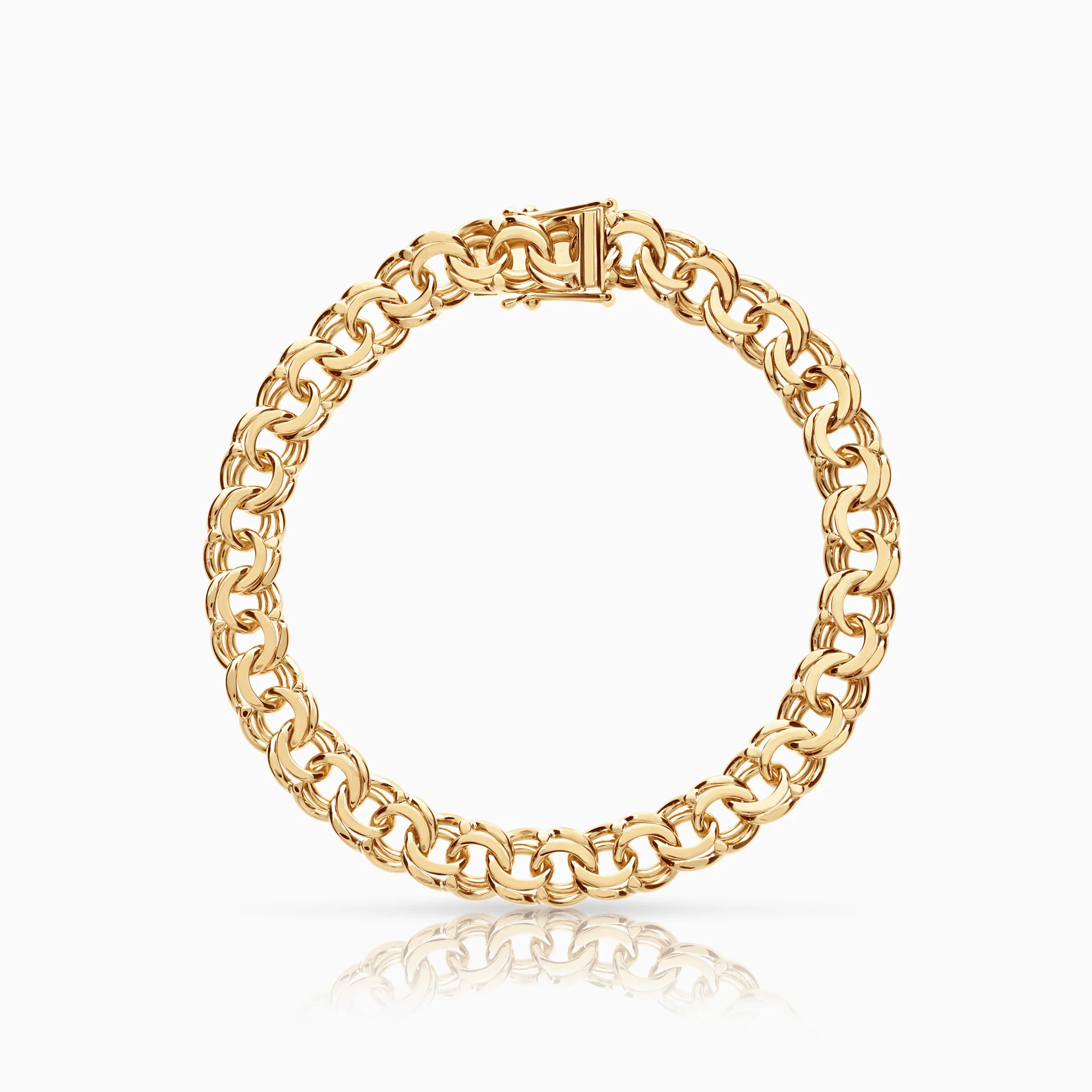 Bismarck bracelet 23.90g 18K gold