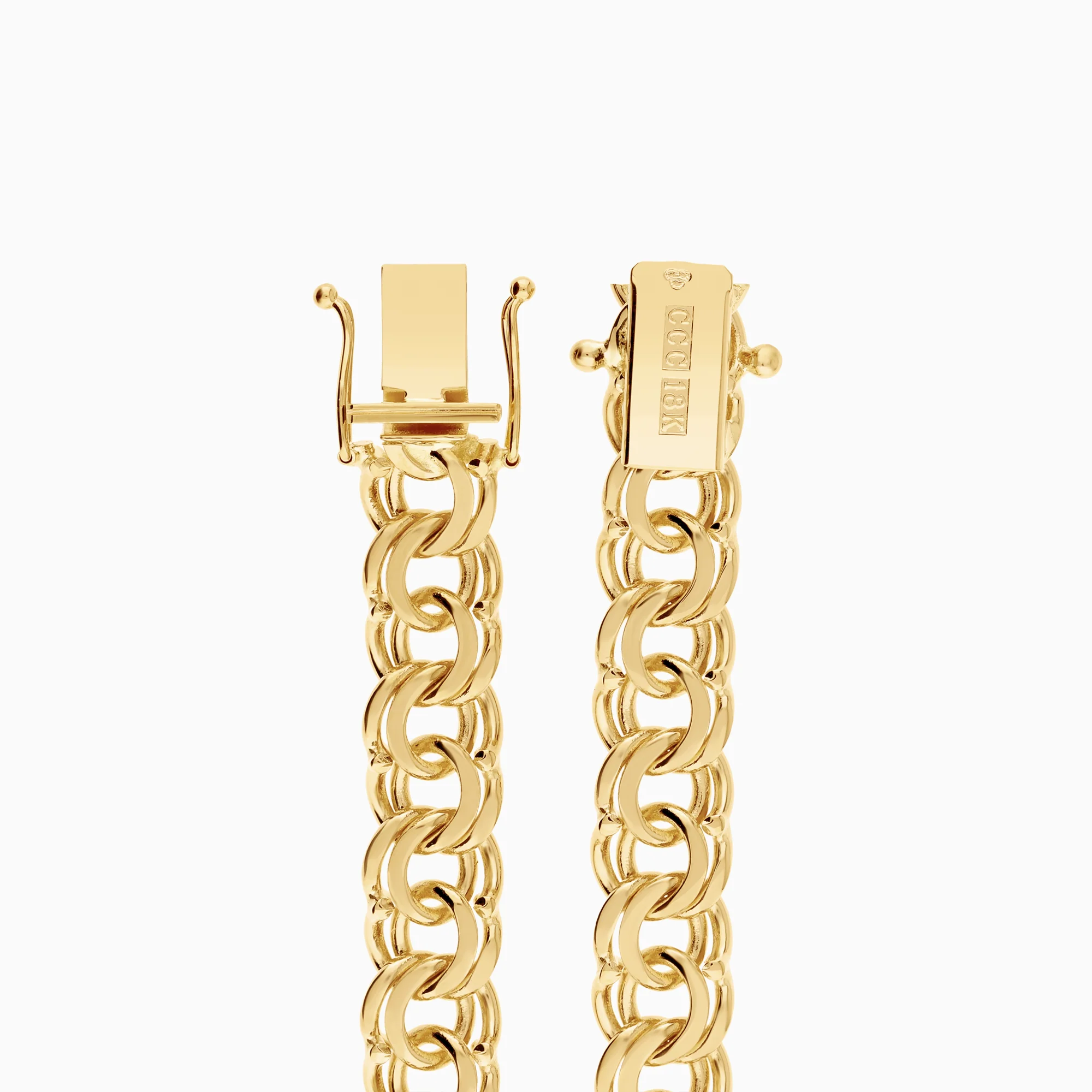 Bismarck bracelet 26.52g 18K gold - Image 2