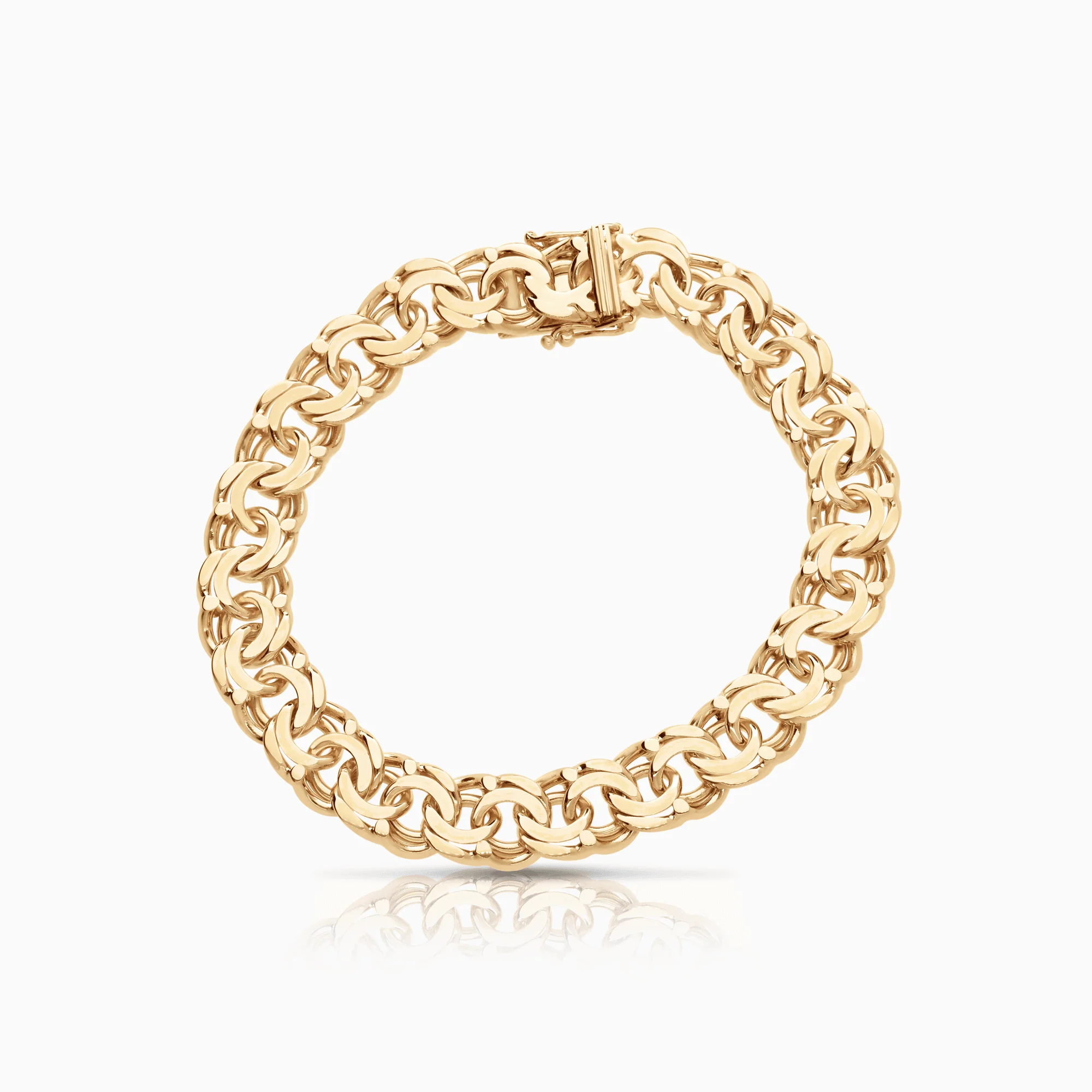 Bismarck bracelet 39.86g 18K gold