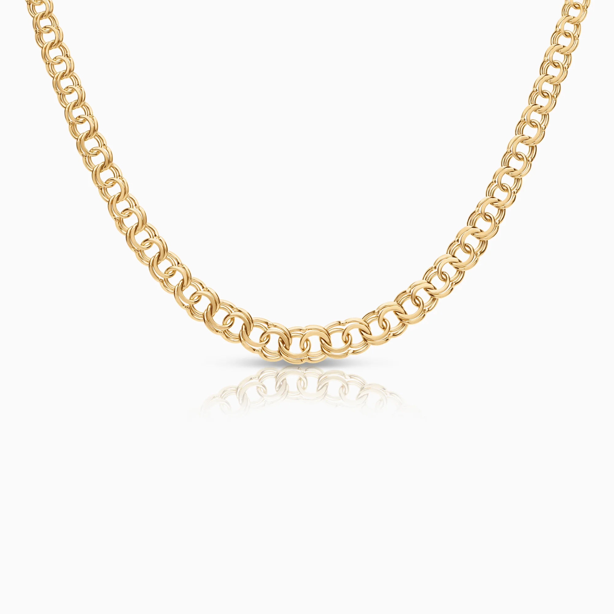 Bismarck necklace 11.69g 18K gold.