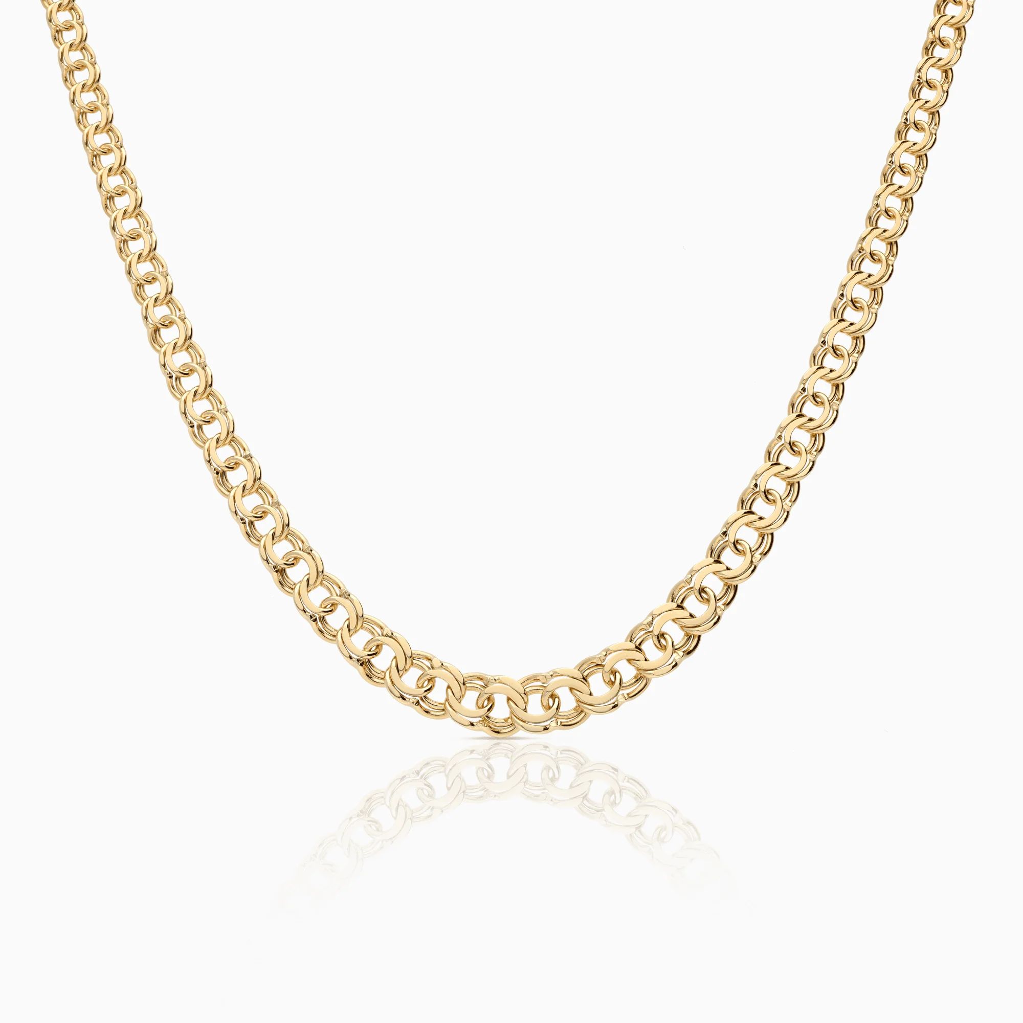 Bismarck necklace 19.10g 14K gold