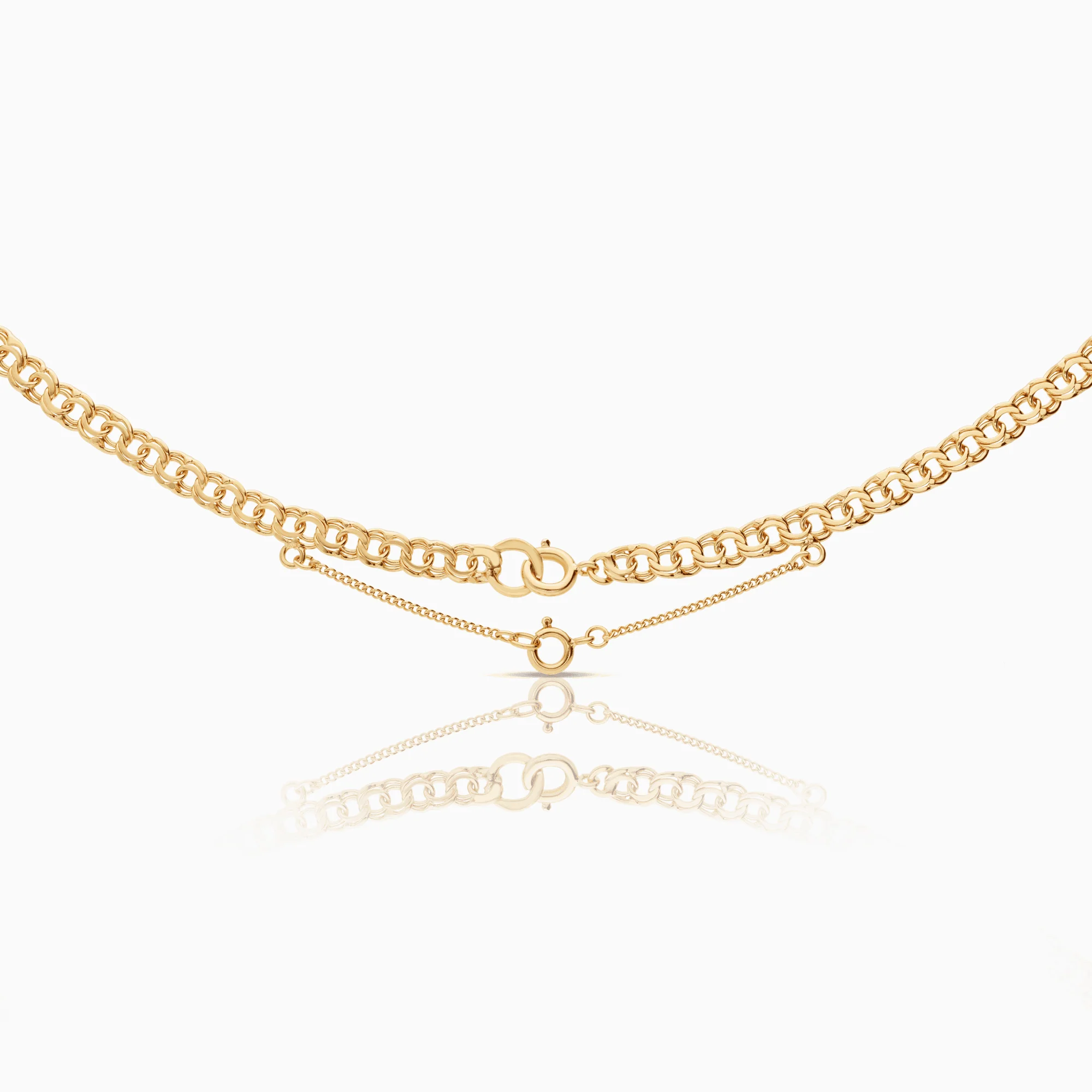 Bismarck necklace 22.18g 18K gold - Image 2