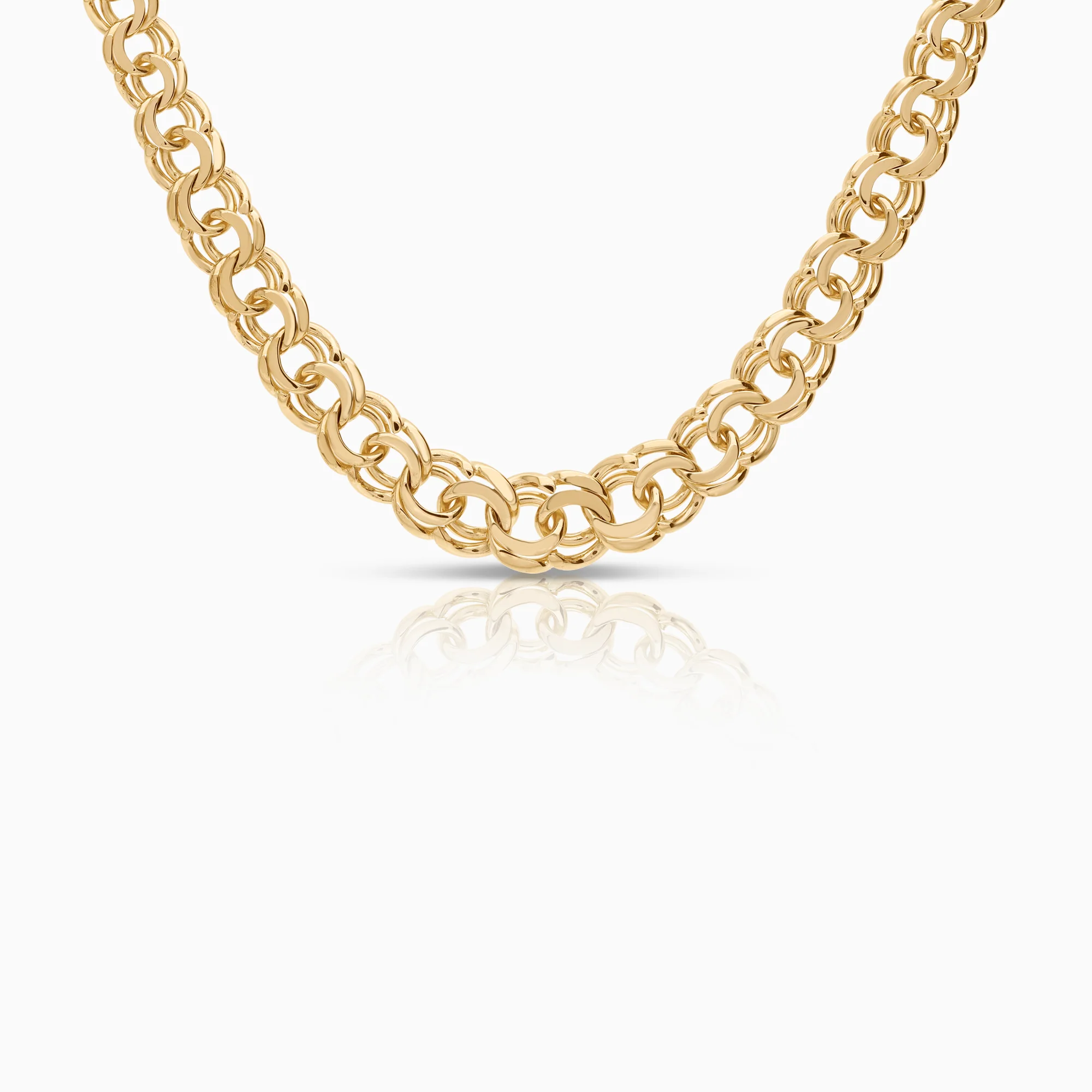 Bismarck necklace 23.74g 18K gold