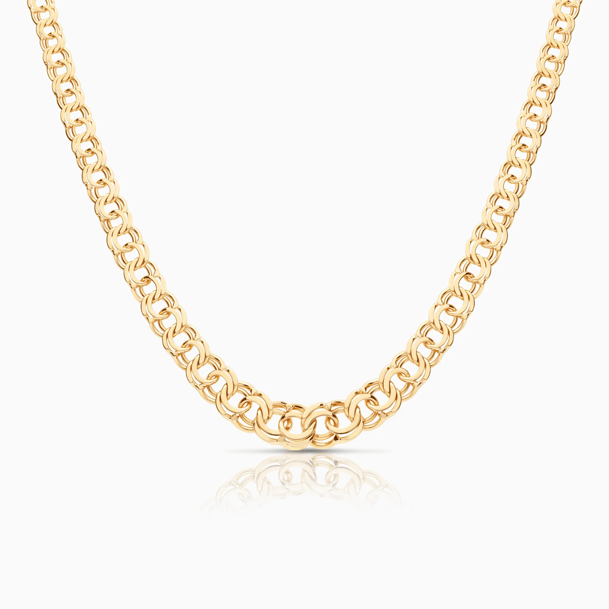 Bismarck Necklace 25.20g 18K Gold