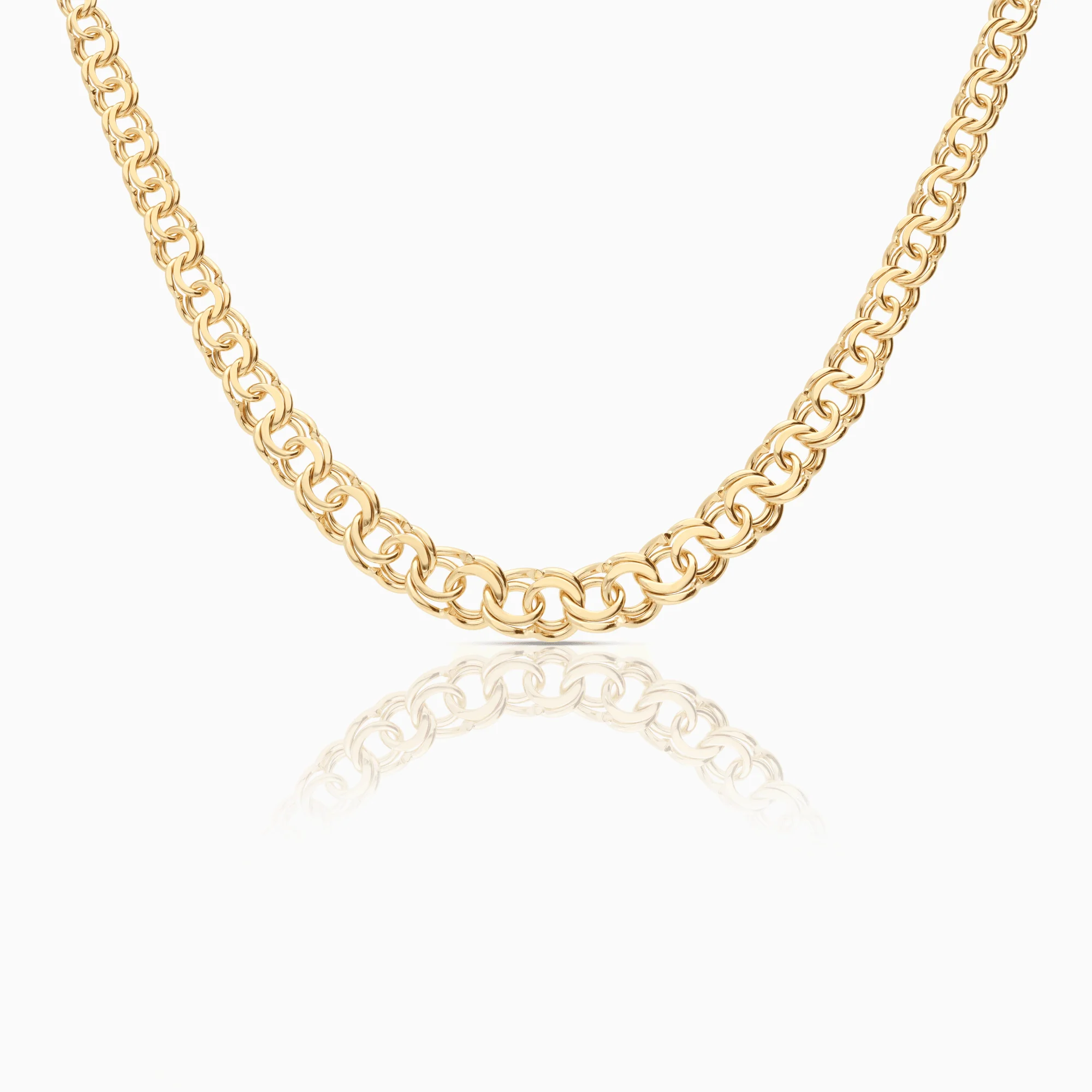 Bismarck Necklace 25.43g 18K Gold