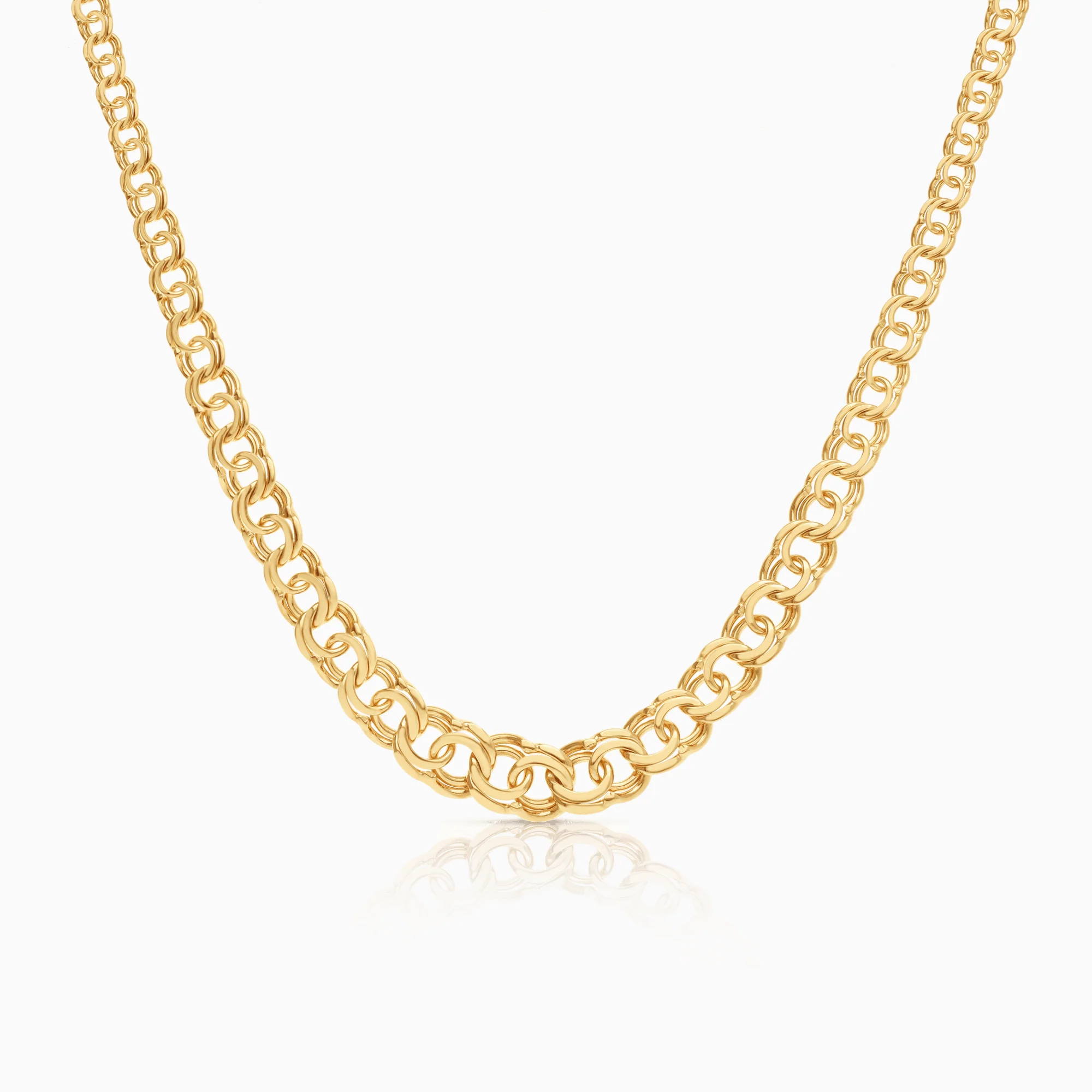 Bismarck necklace 29.72g 18K gold