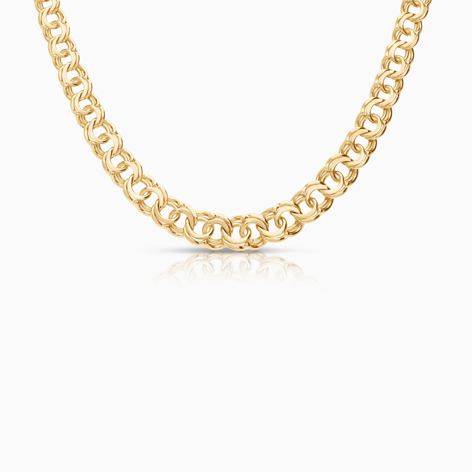 Bismarck necklace 32.10g 18K gold