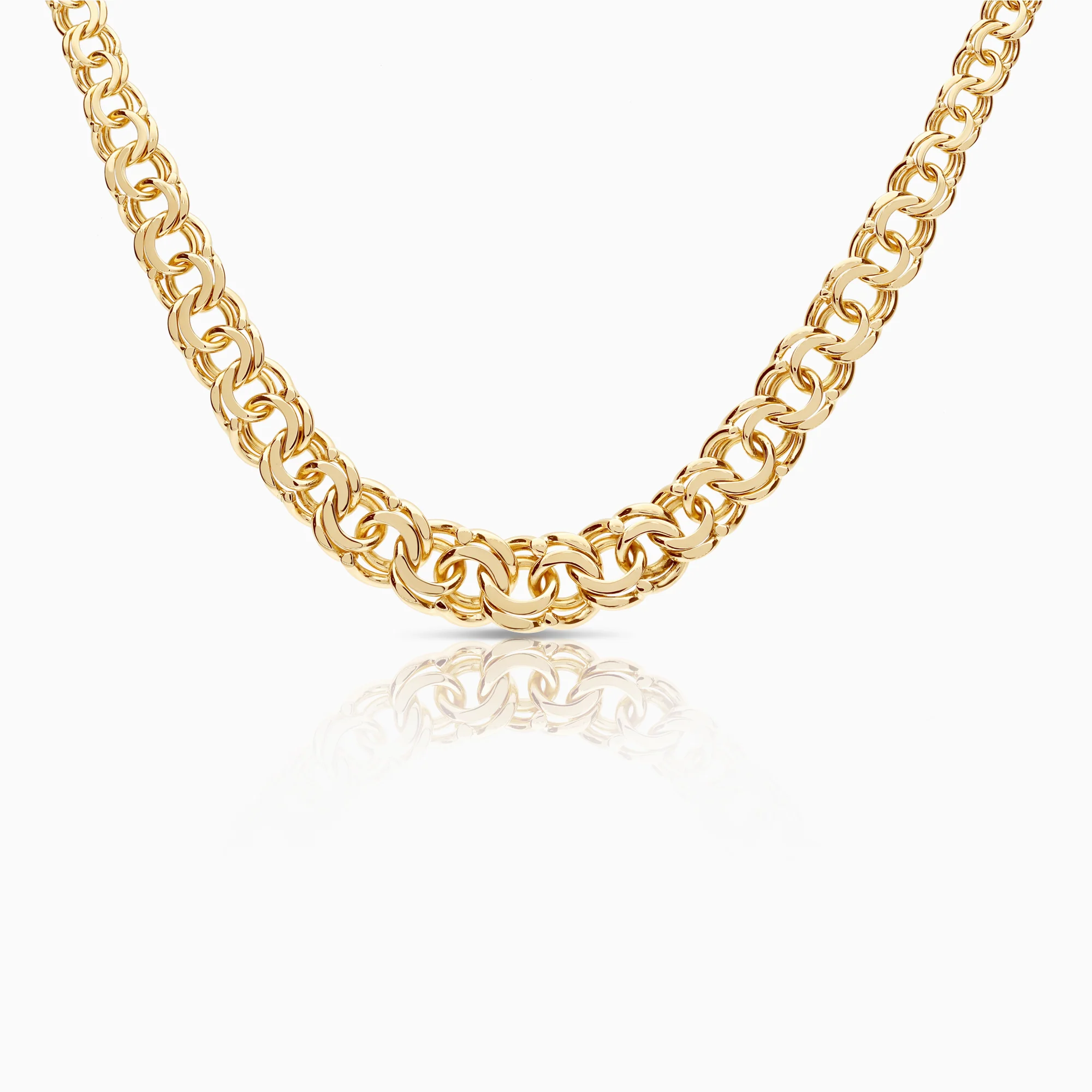 Bismarck necklace 34.85g 18K gold