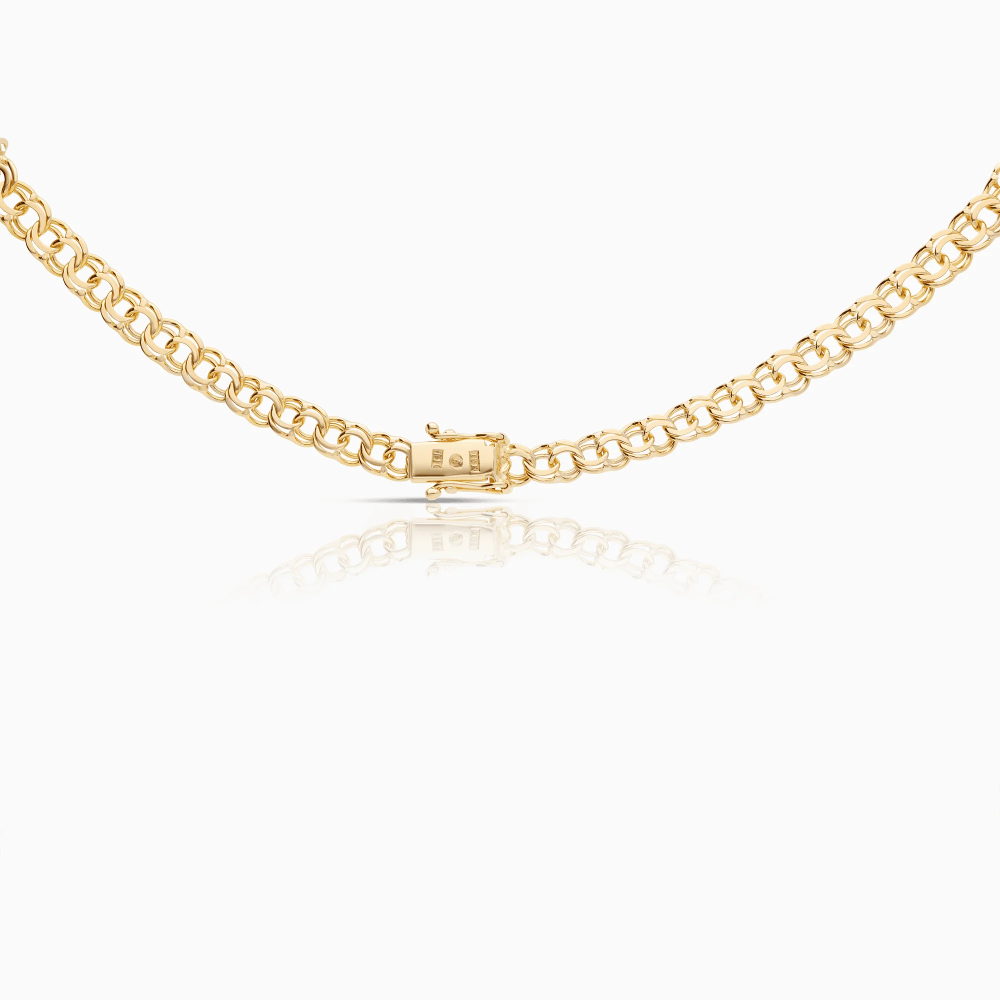 Bismarck necklace 36.60g 18K gold - Image 2