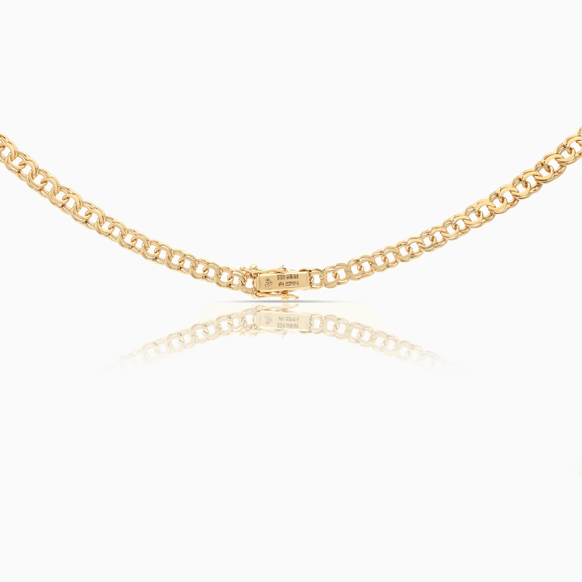 Bismarck necklace 38.80g 18K gold - Image 2