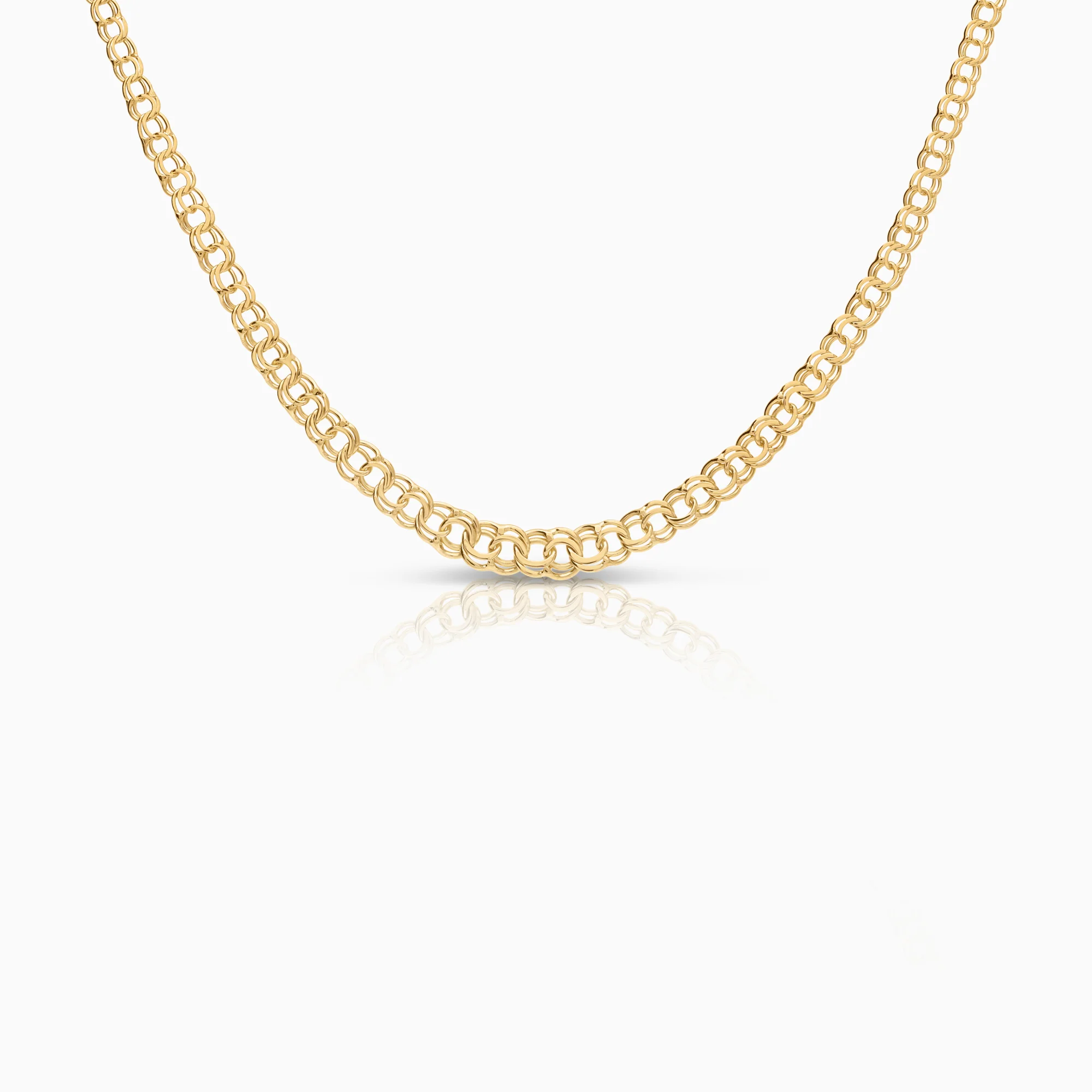 Bismarck necklace 5.11g 18K gold