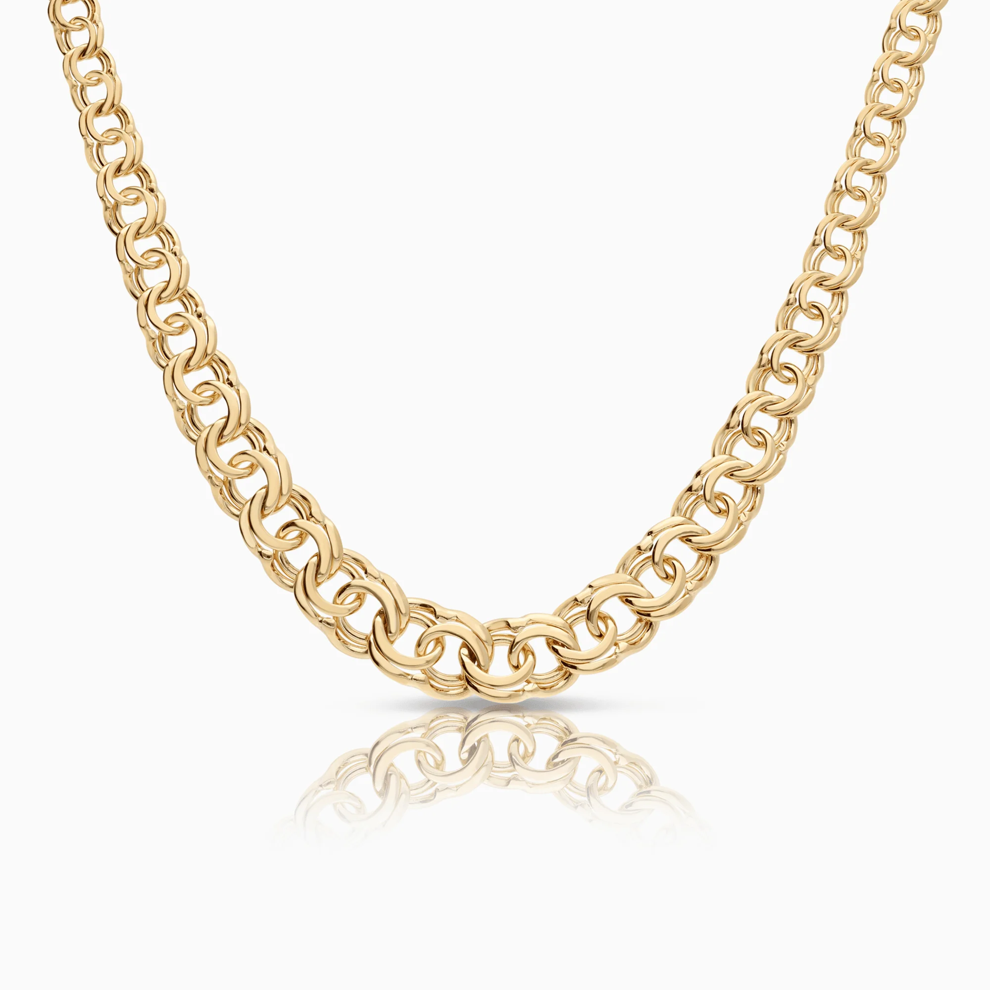 Bismarck necklace 50.85g 18K gold