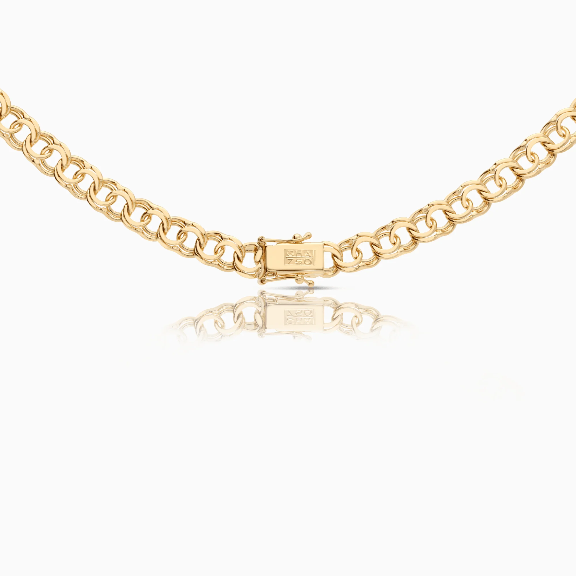 Bismarck necklace 50.85g 18K gold - Image 2