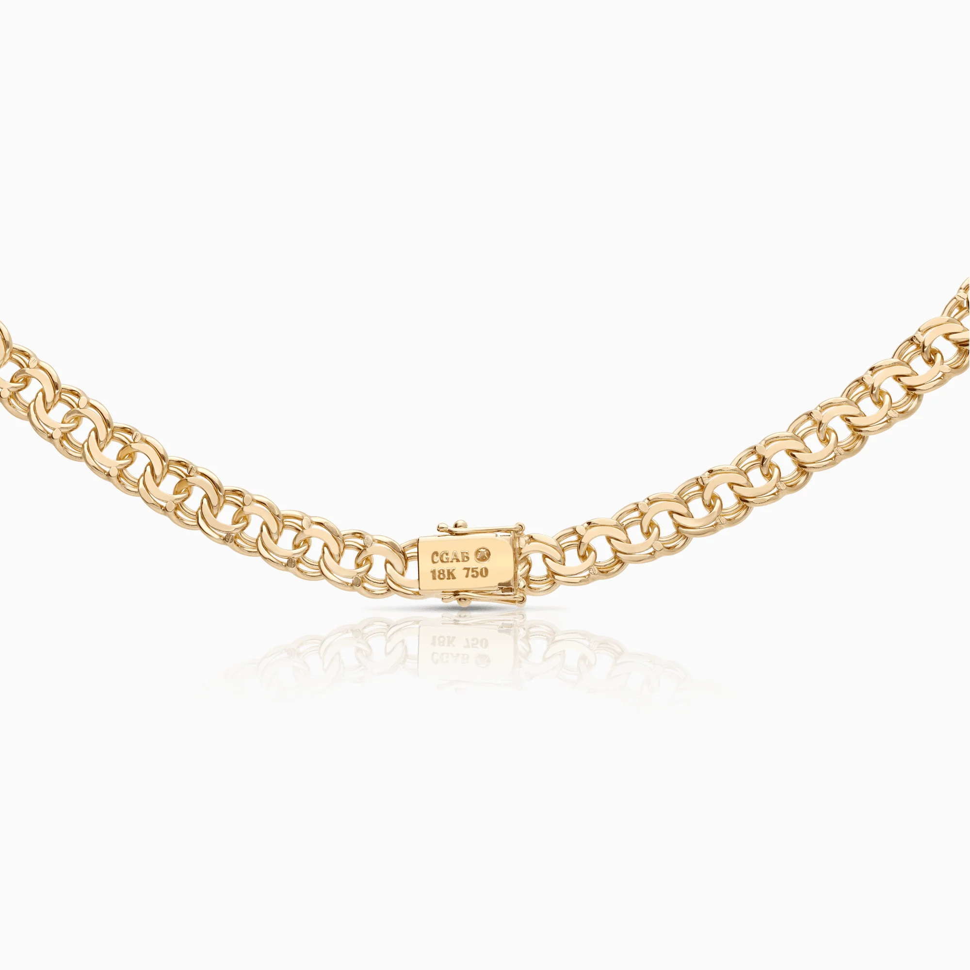 Bismarck necklace 65.30g 18K gold - Image 2