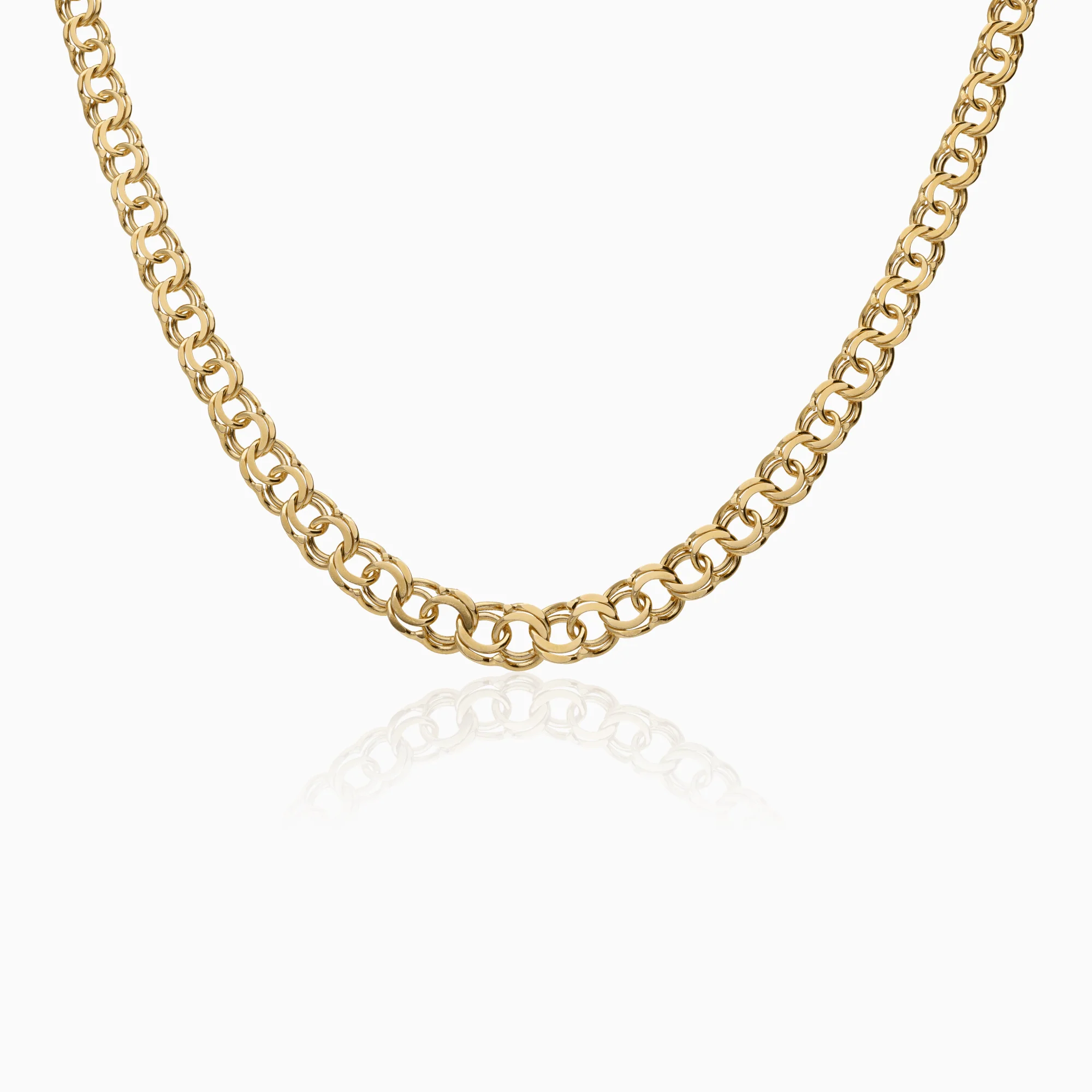 Bismarck chain 20.30g 18K gold