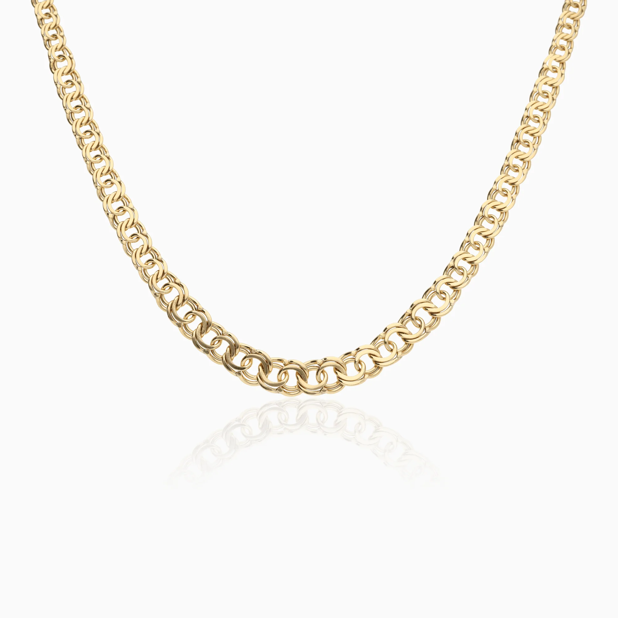 Bismarck chain, 18.65g, 18K gold