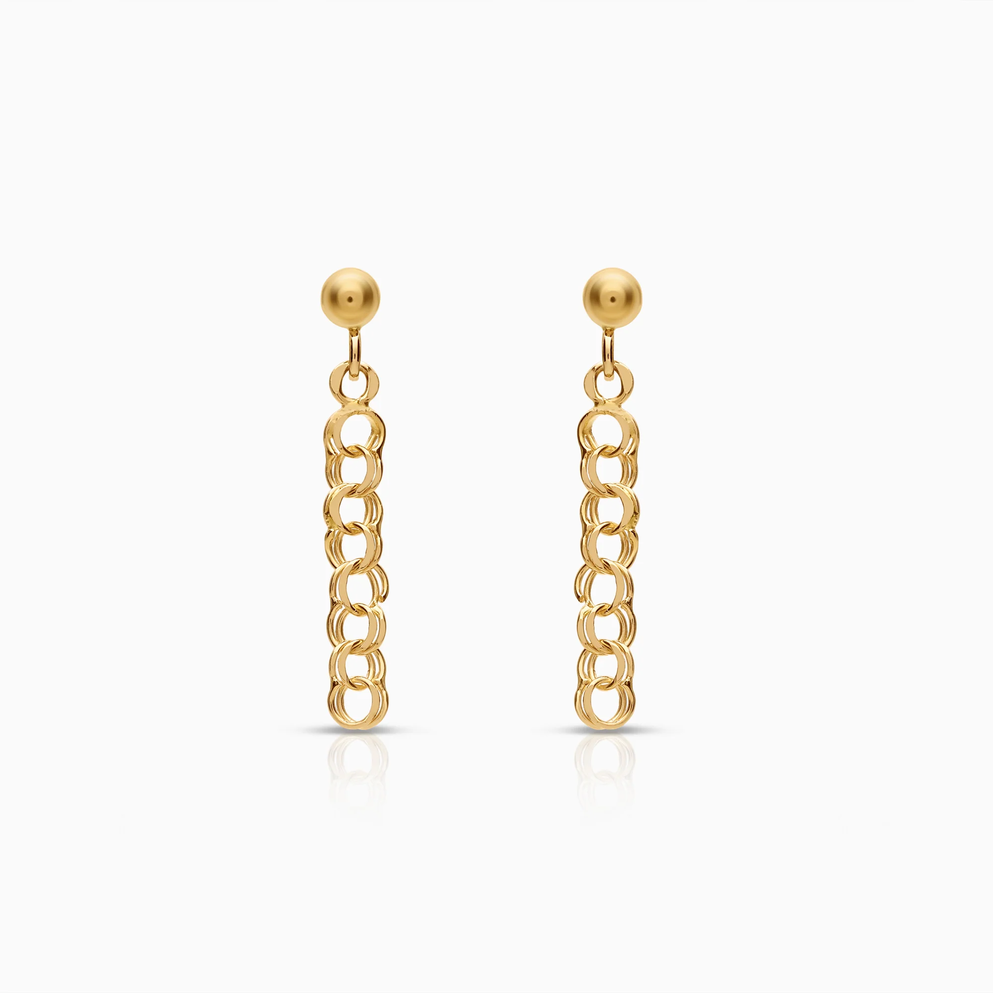 Bismarck earrings 0.94g 18K gold