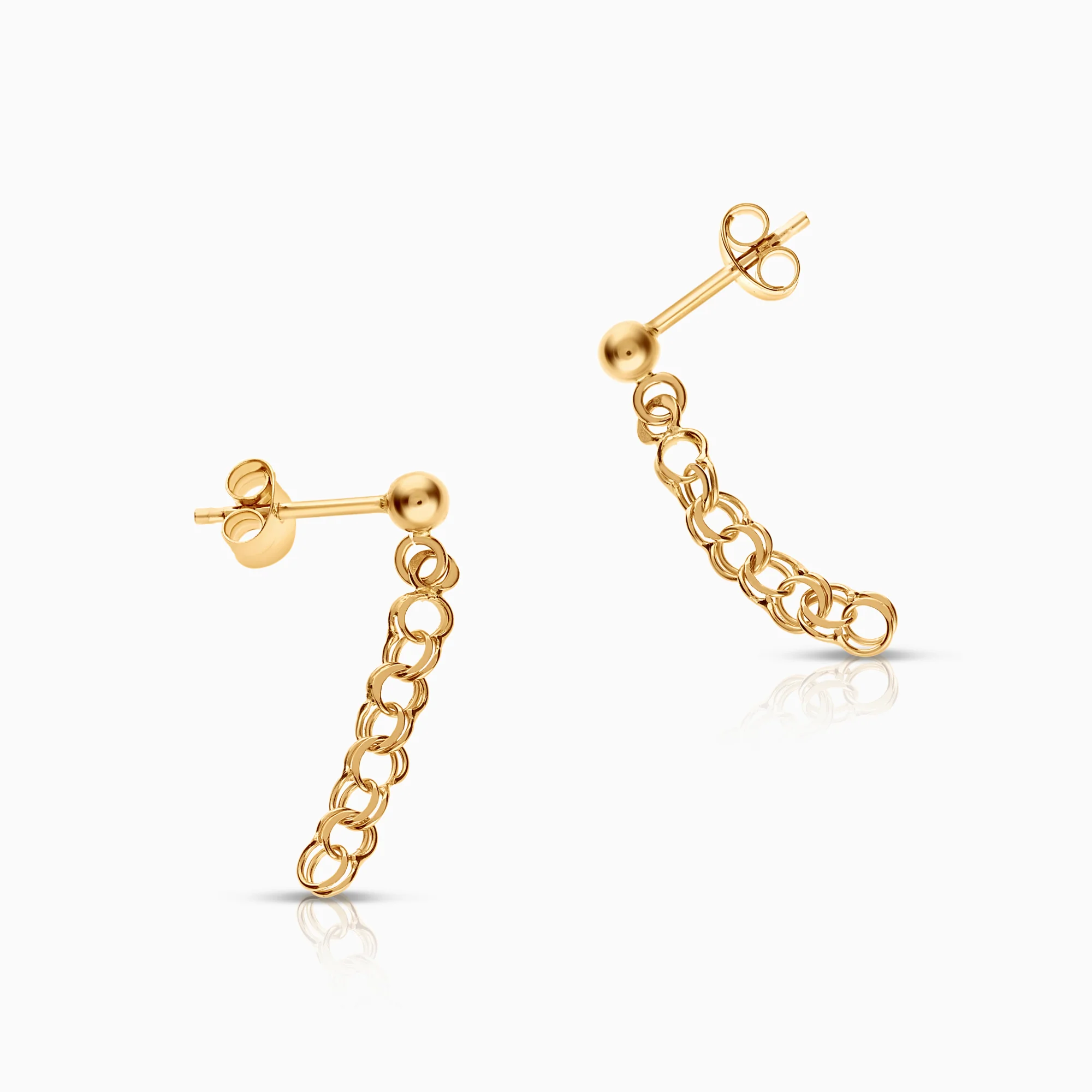 Bismarck earrings 0.94g 18K gold - Image 2