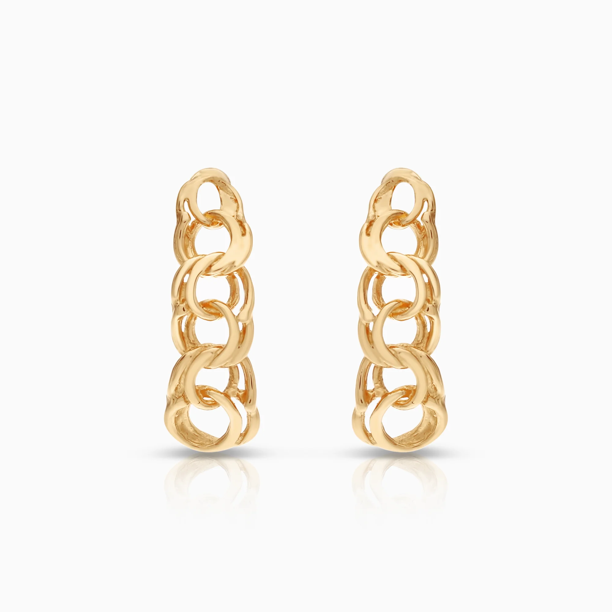 Bismarck earrings 0.98g 18K gold