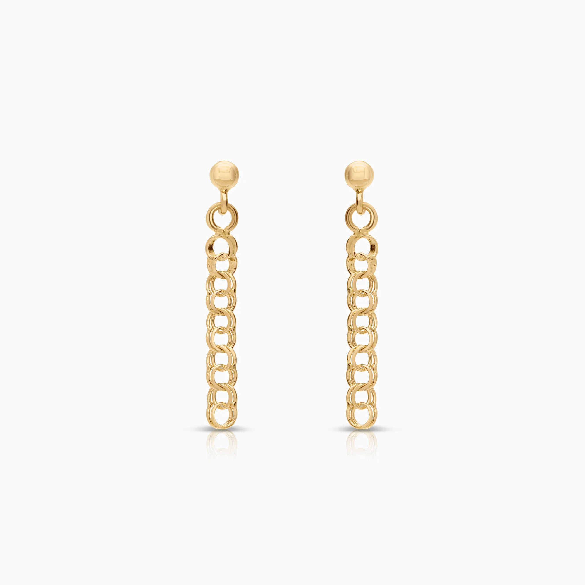 Bismarck earrings 1.08g 18K gold