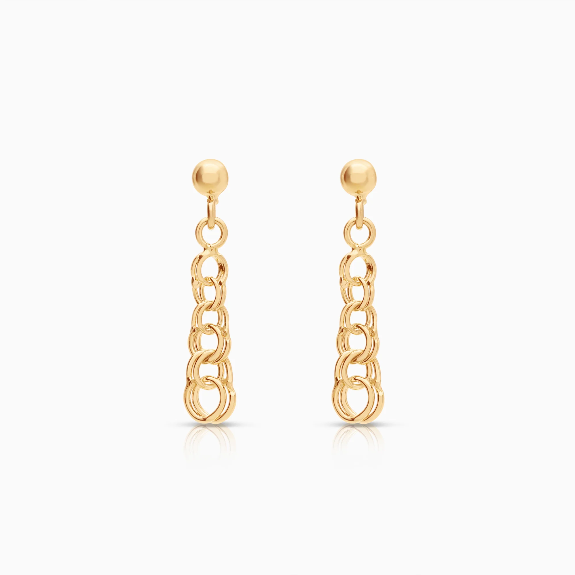 Bismarck earrings 1.11g 18K gold