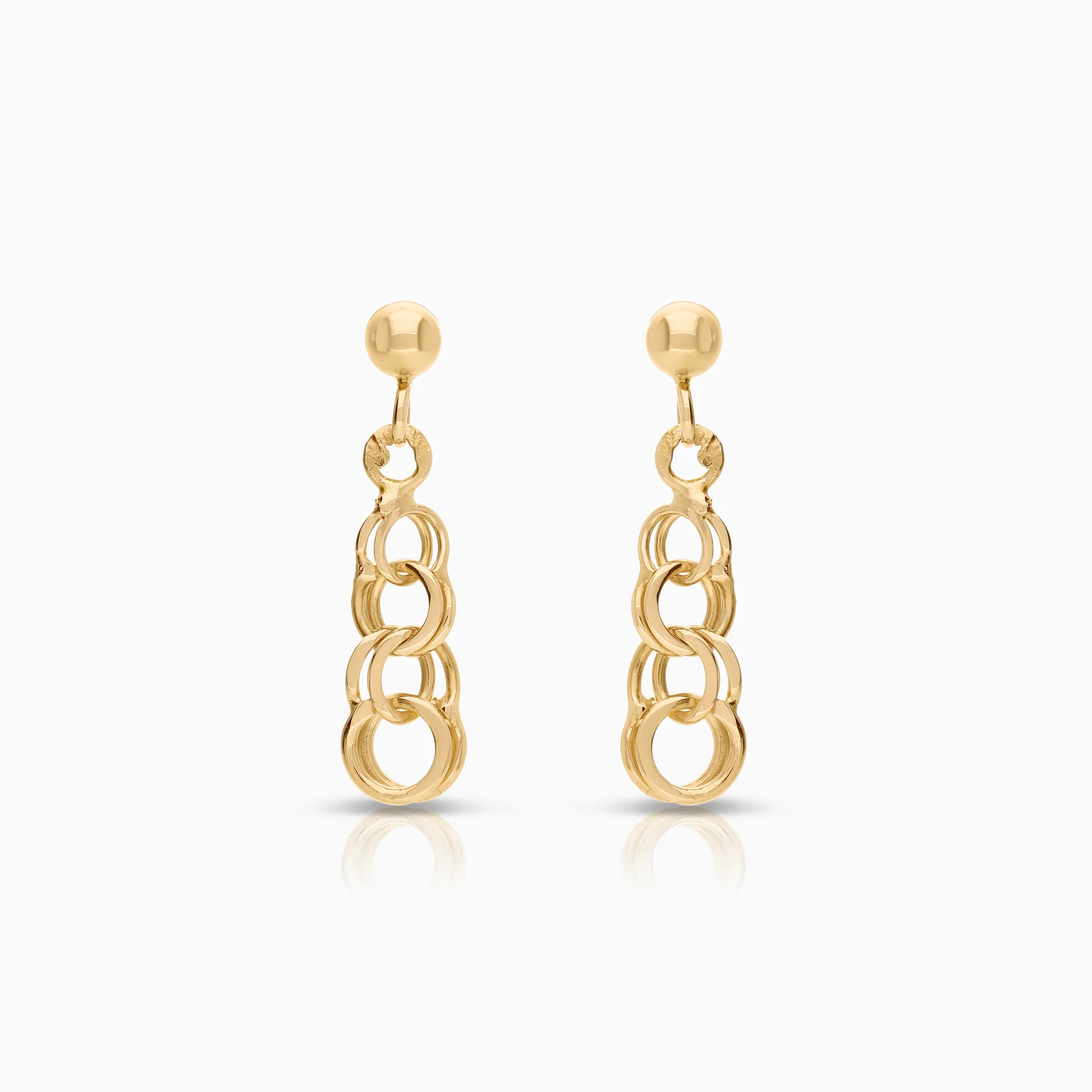 Bismarck earrings 1.18g 18K gold