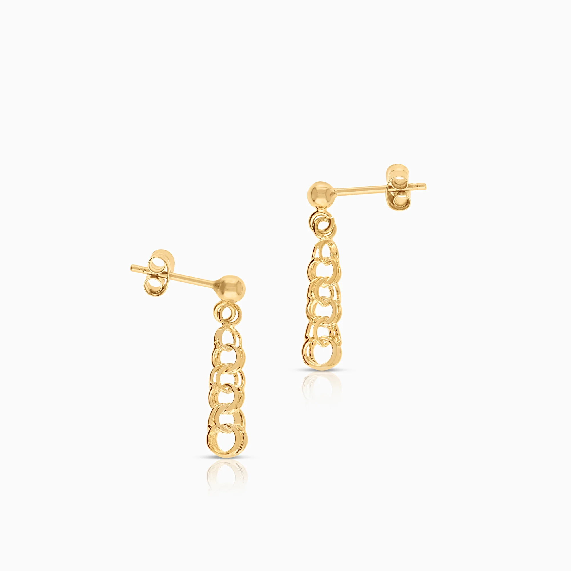 Bismarck earrings 1.24g 18K gold - Image 2