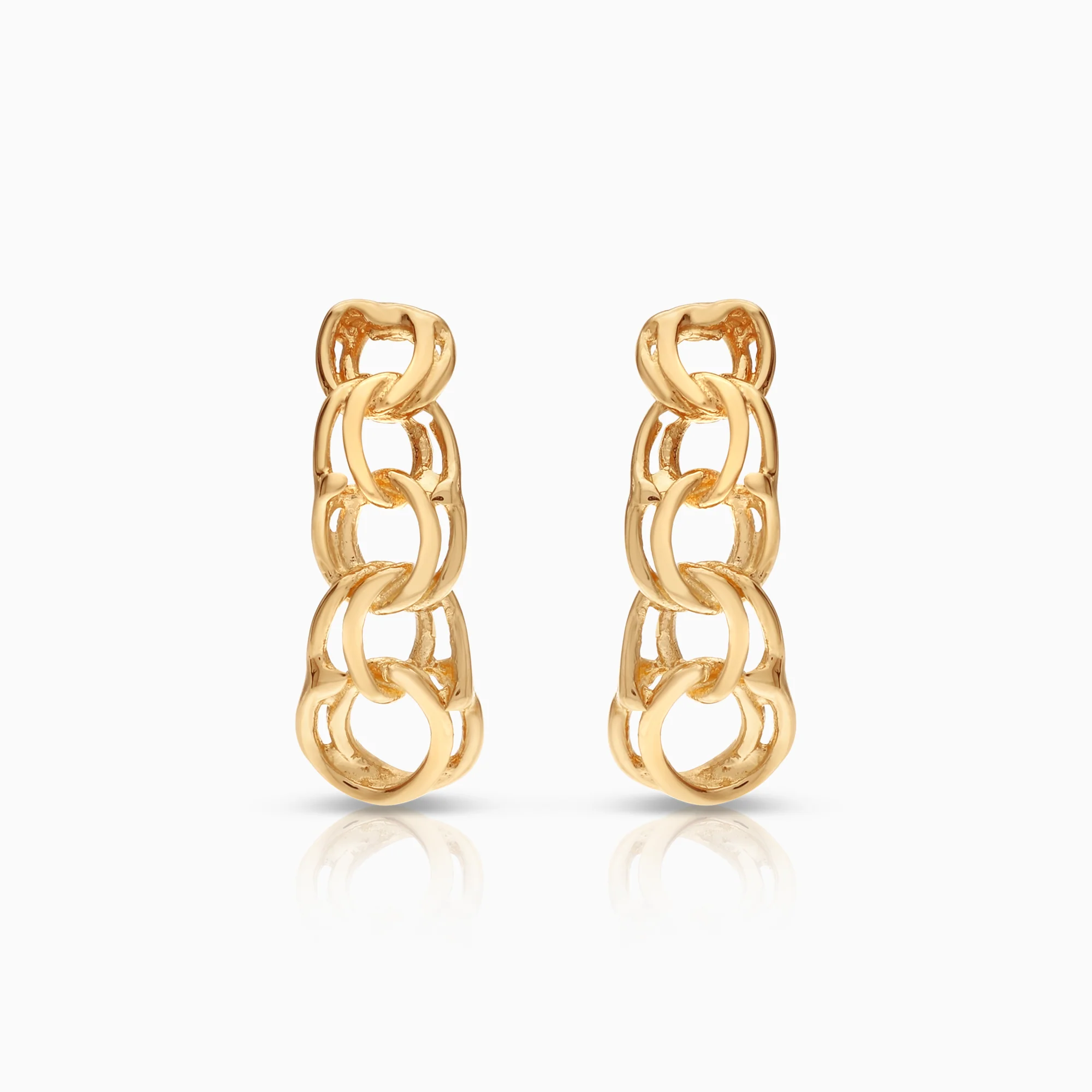 Bismarck earrings 1.34g 18K gold