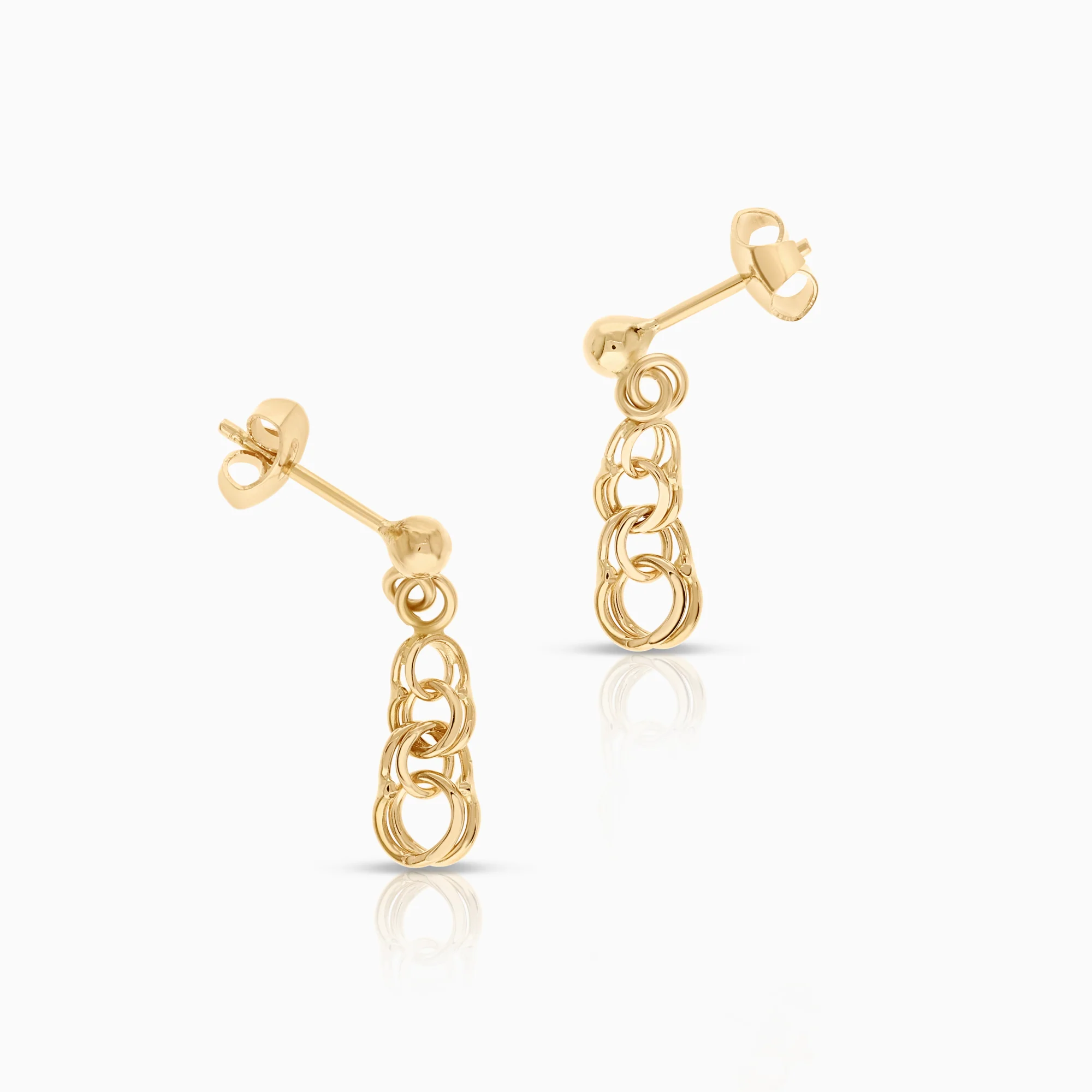Bismarck earrings 1.45g 18K gold - Image 2