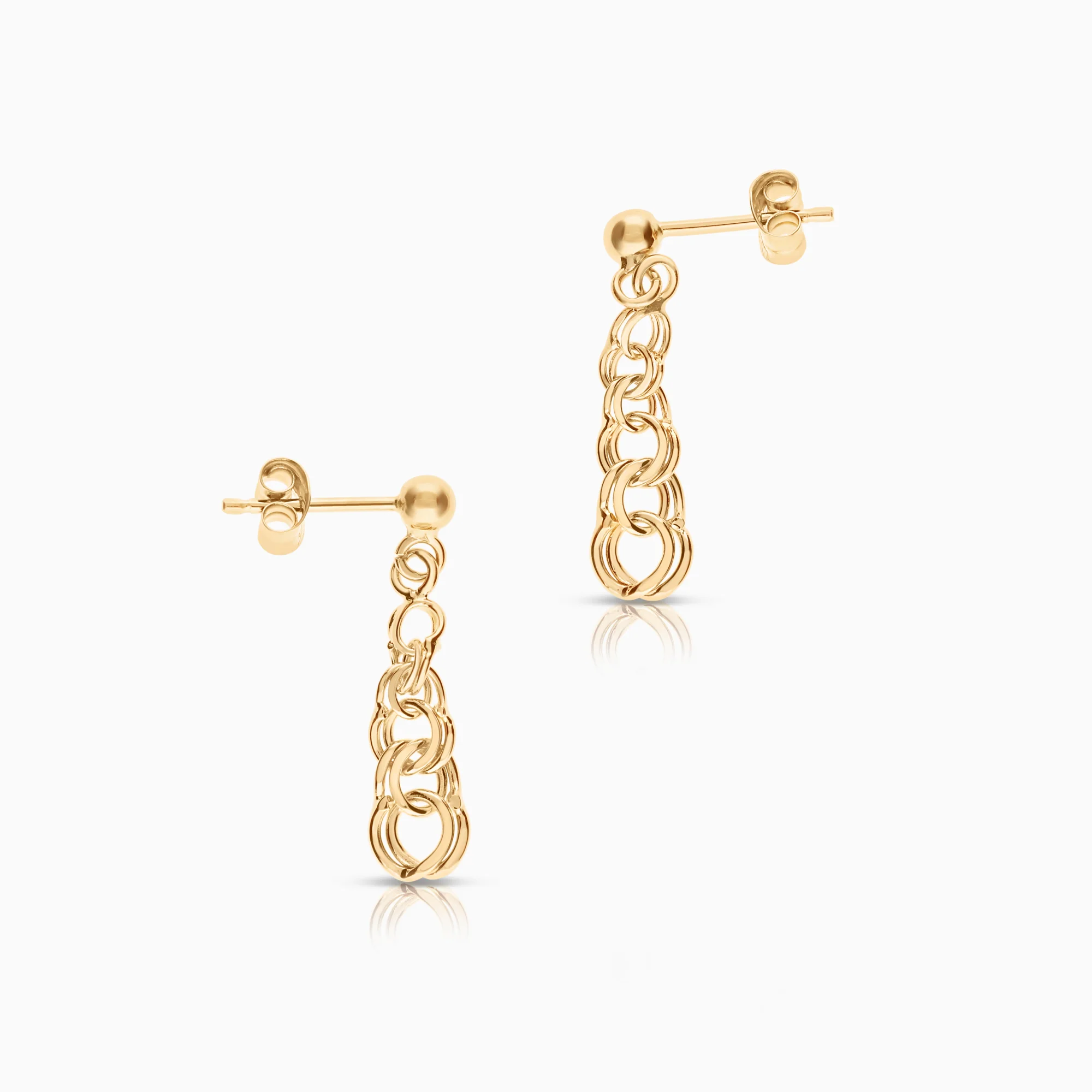 Bismarck earrings 1.56g 18K gold - Image 2