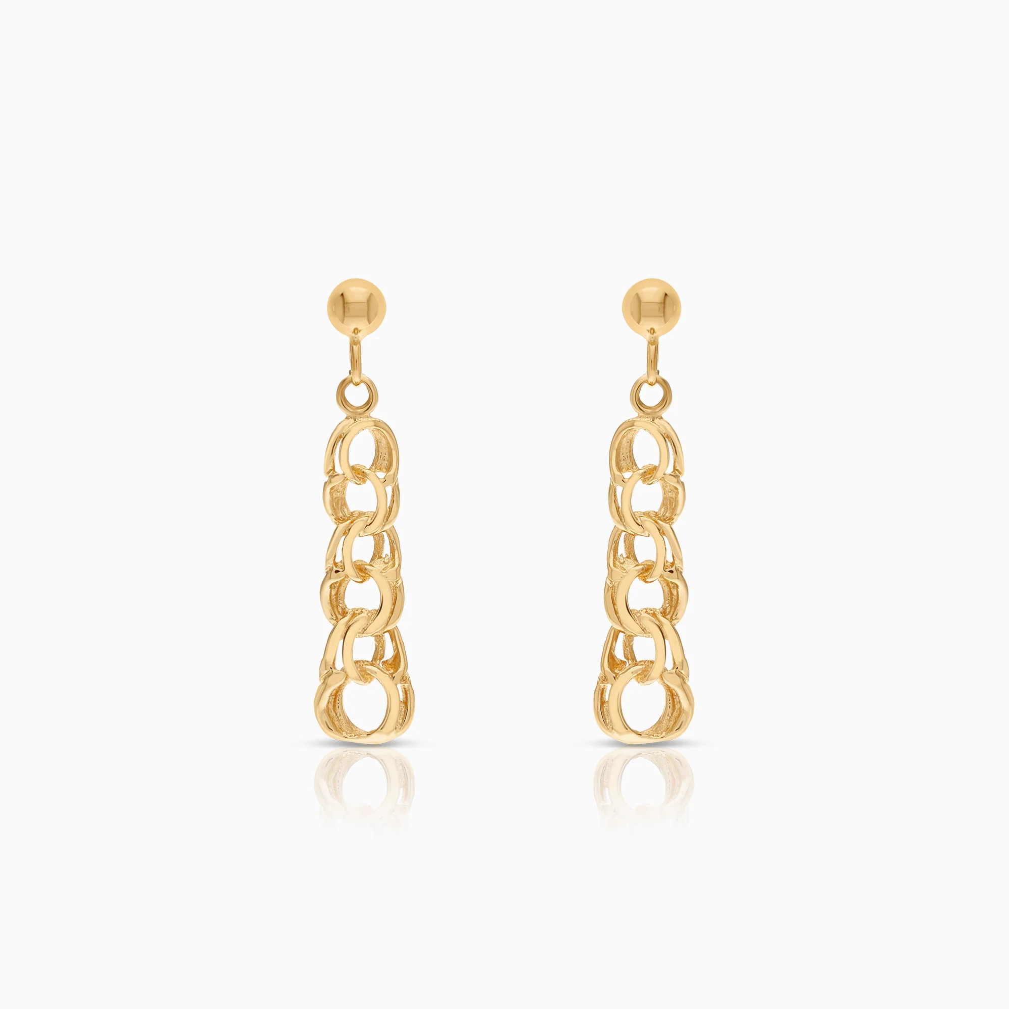 Bismarck earrings 1.70g 18K gold