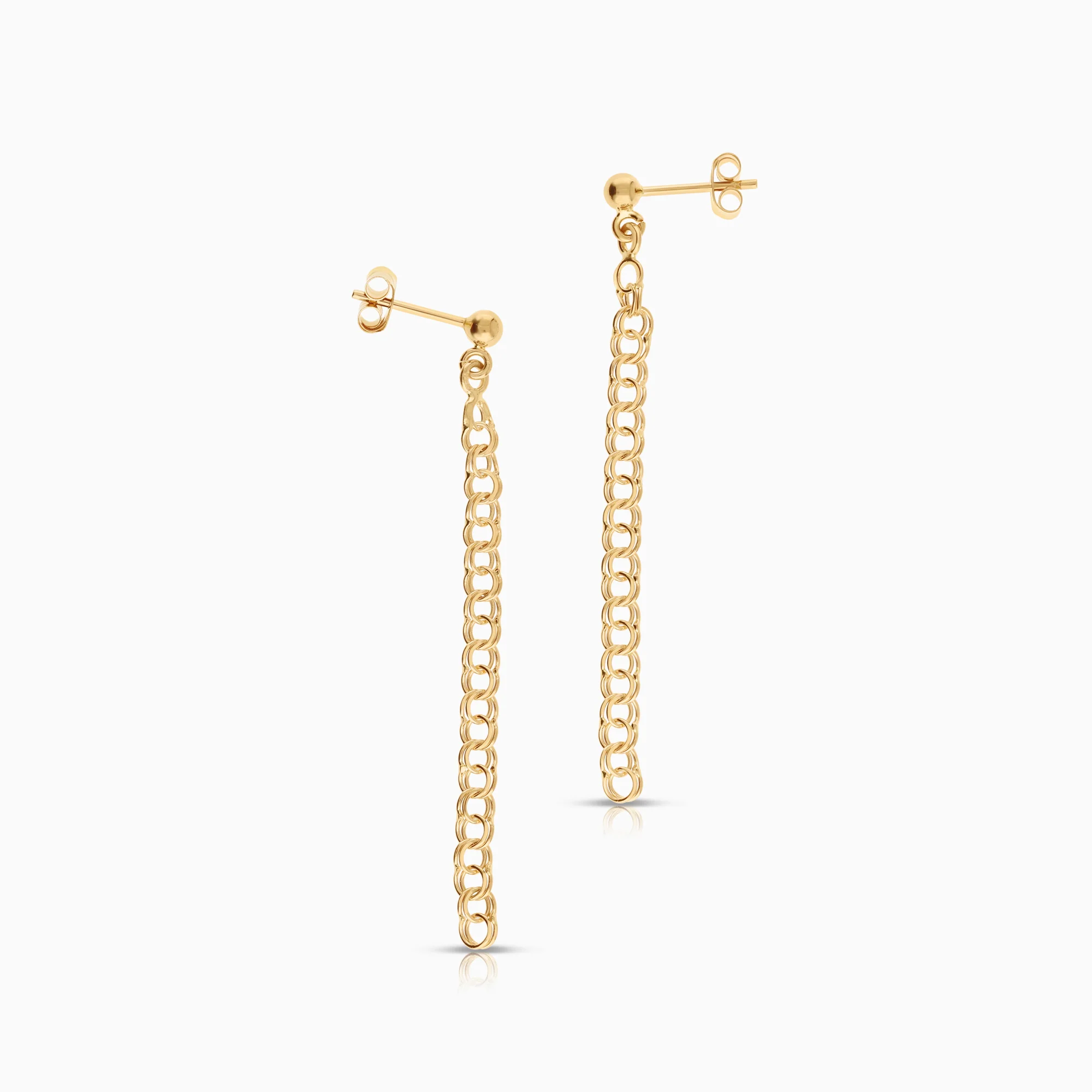 Bismarck earrings 1.73g 18K gold - Image 2