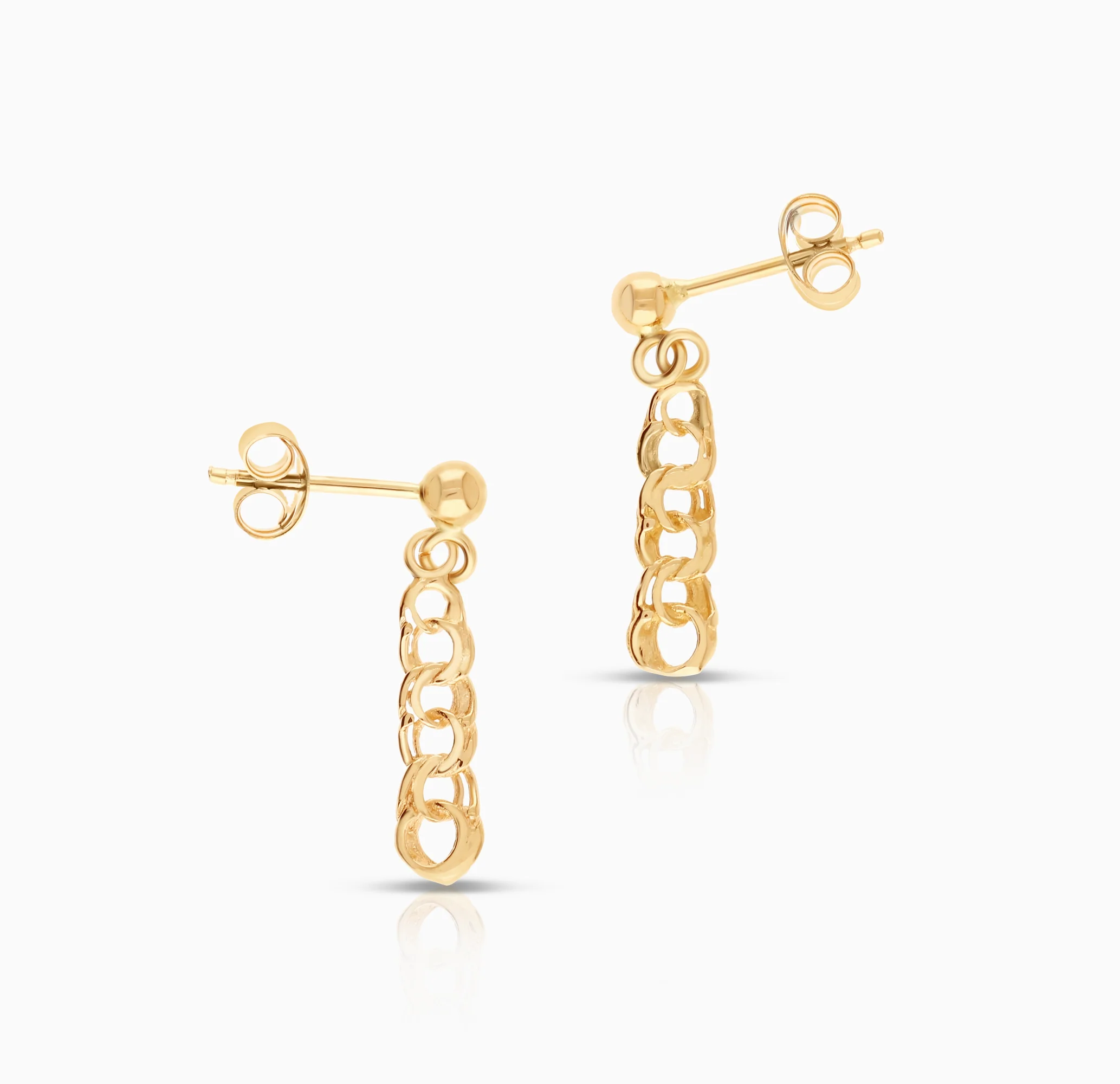Bismarck earrings 1.21 18K gold - Image 2