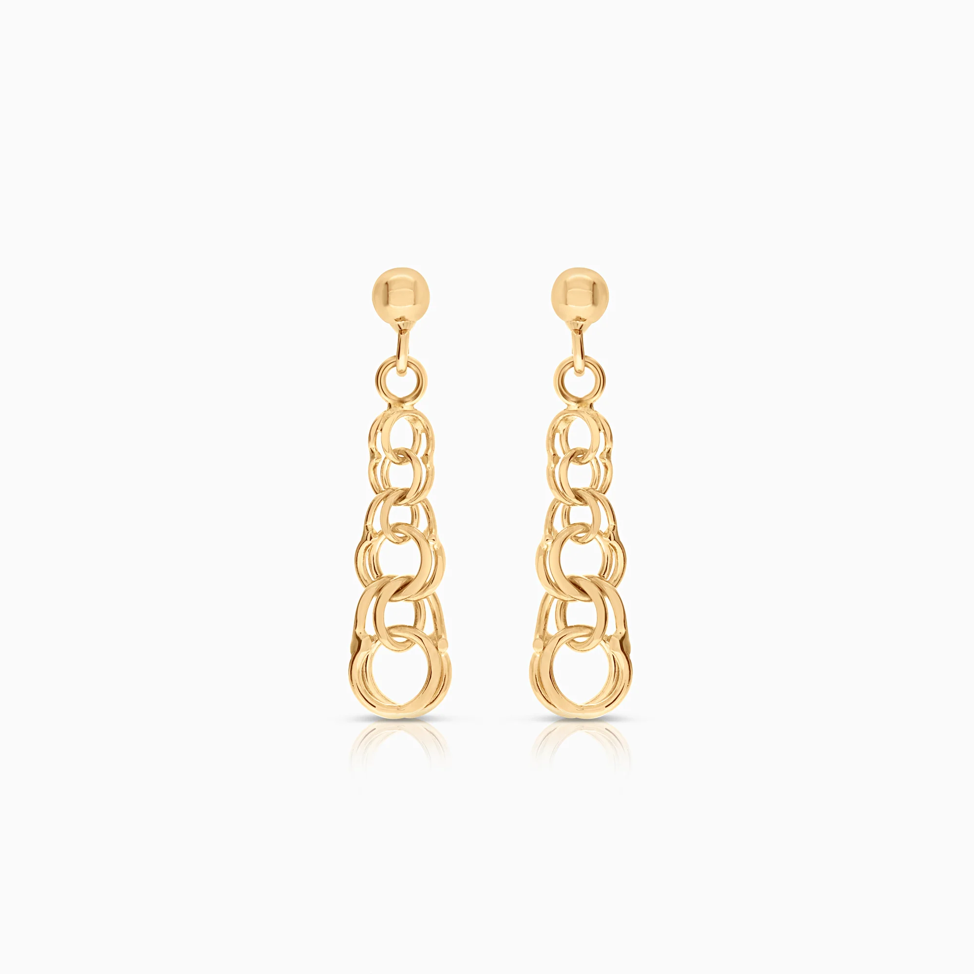 Bismarck earrings 1.53g 18K gold