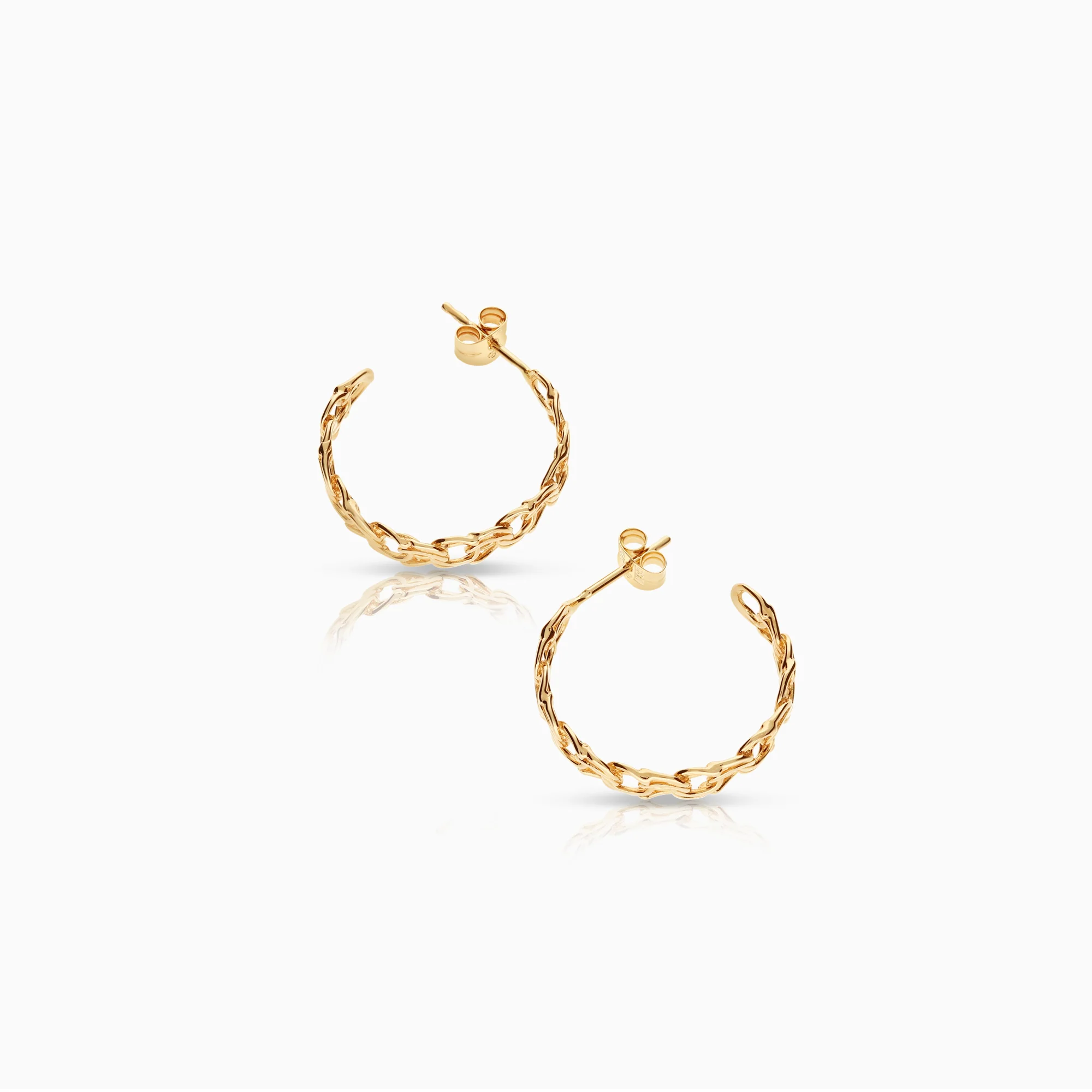 Bismarck earrings 3.28g 18K gold - Image 2
