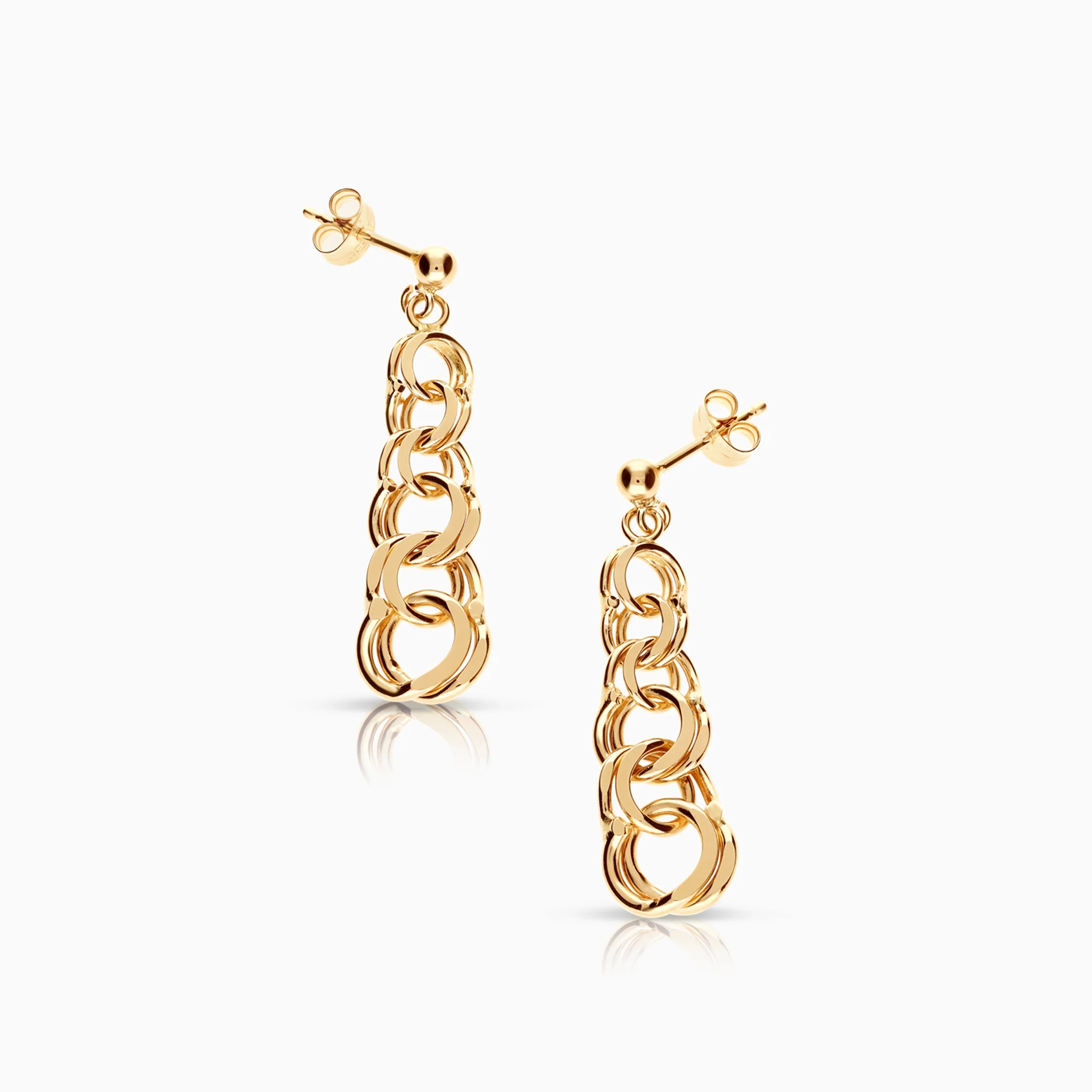 Bismarck earrings 4.24g 18K gold - Image 2