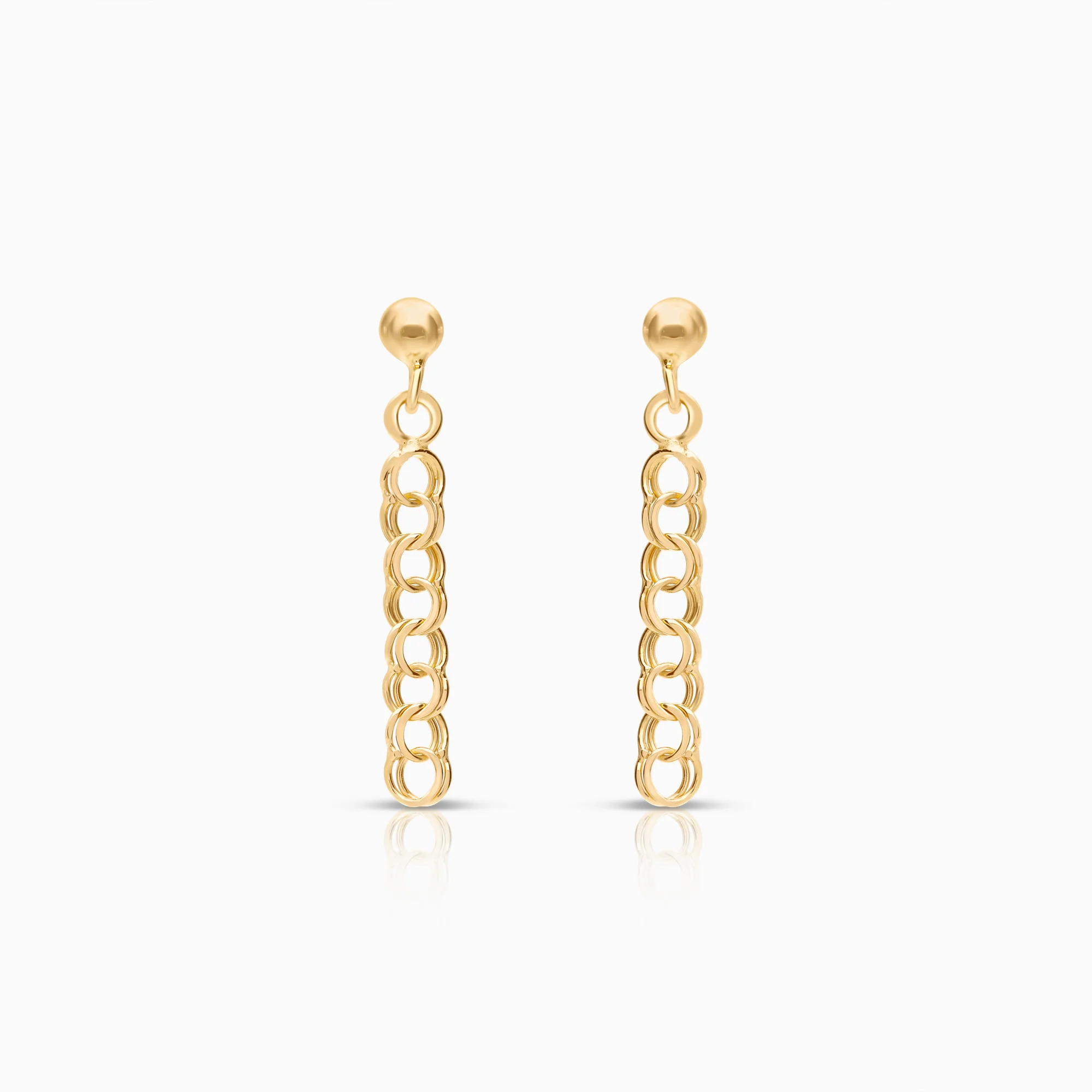 Bismarck earrings 0.97g 18K gold