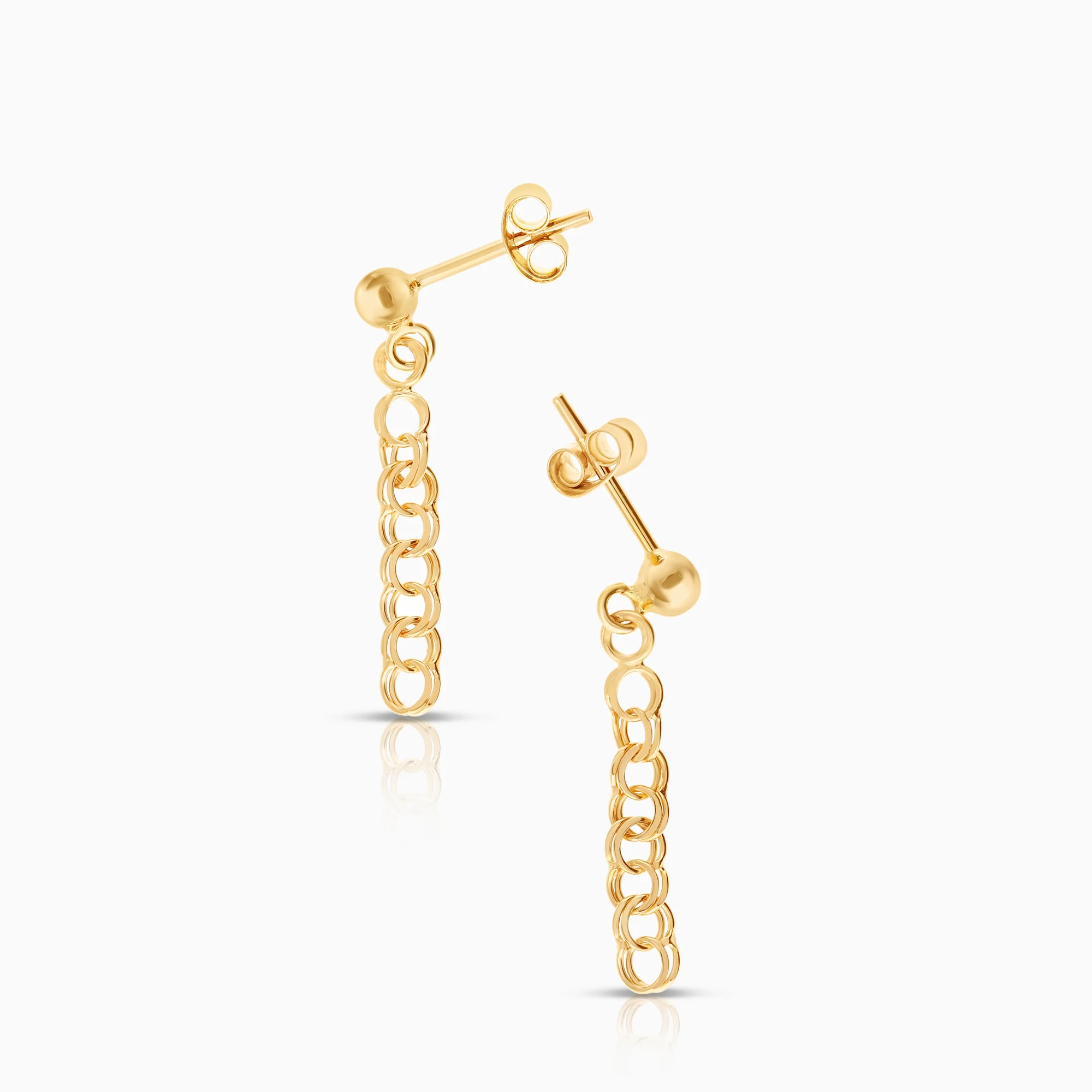 Bismarck earrings 0.97g 18K gold - Image 2